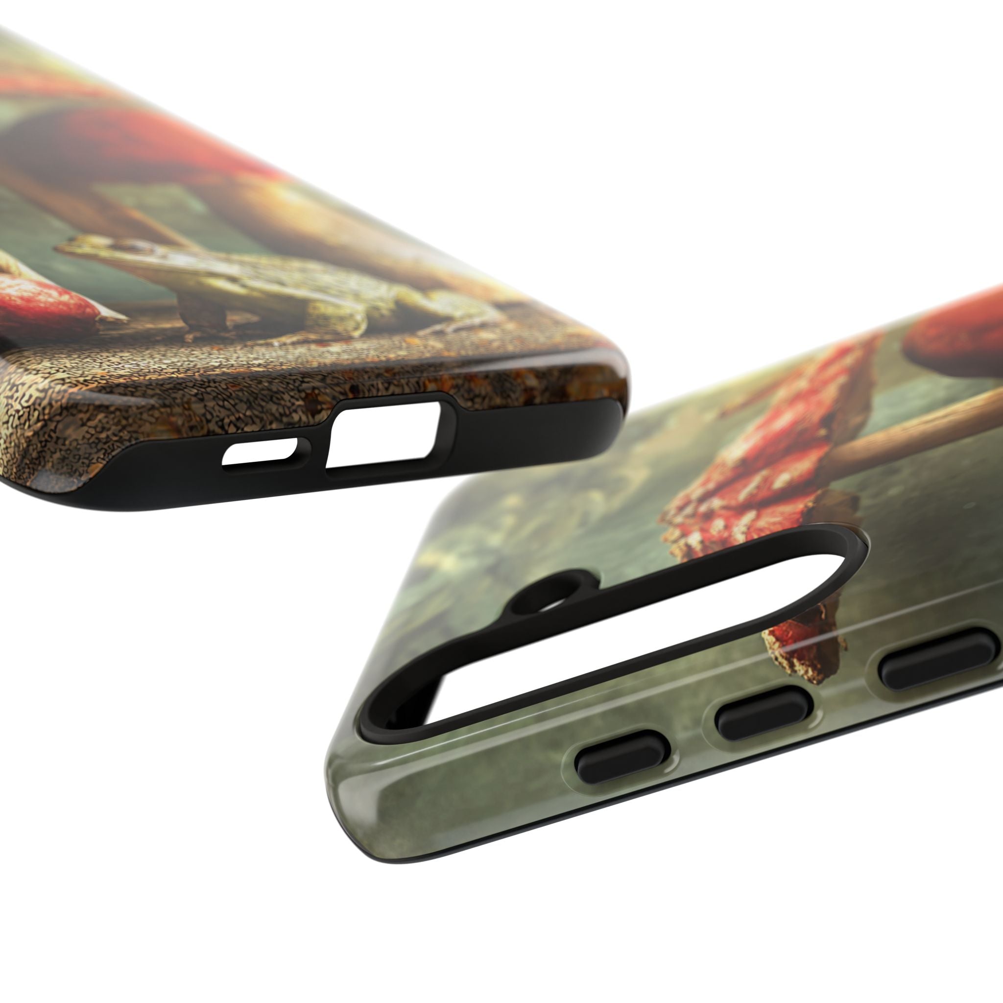 Toad and Stools Case, Crystal Phone case, Toad Stools Case - Tough Case for Toad Lovers, Gift for Her, Mushroom Decor, Toad Vibes