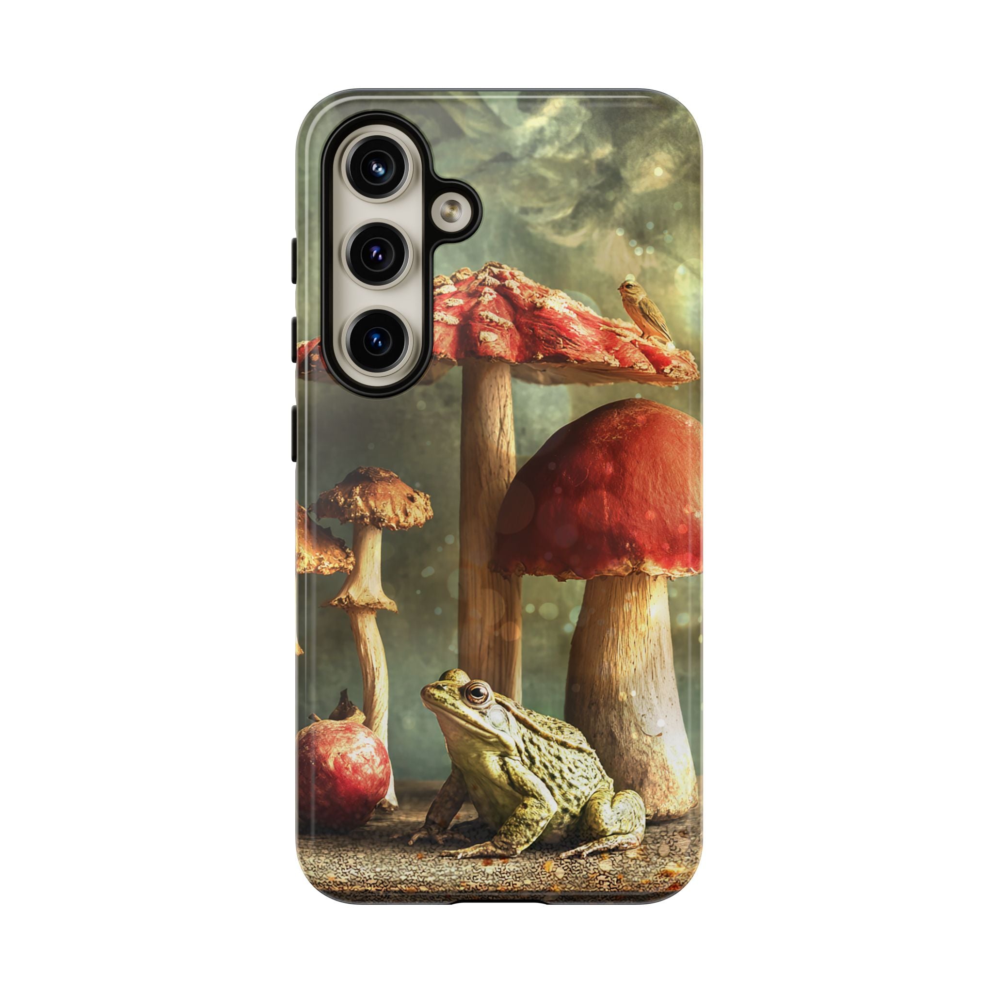 Toad and Stools Case, Crystal Phone case, Toad Stools Case - Tough Case for Toad Lovers, Gift for Her, Mushroom Decor, Toad Vibes