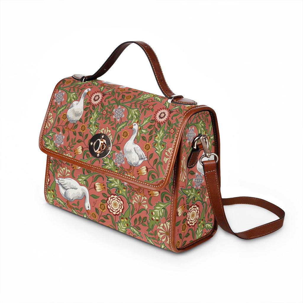 Thistle & Wing | Blush Garden Meadow Handbag Printify