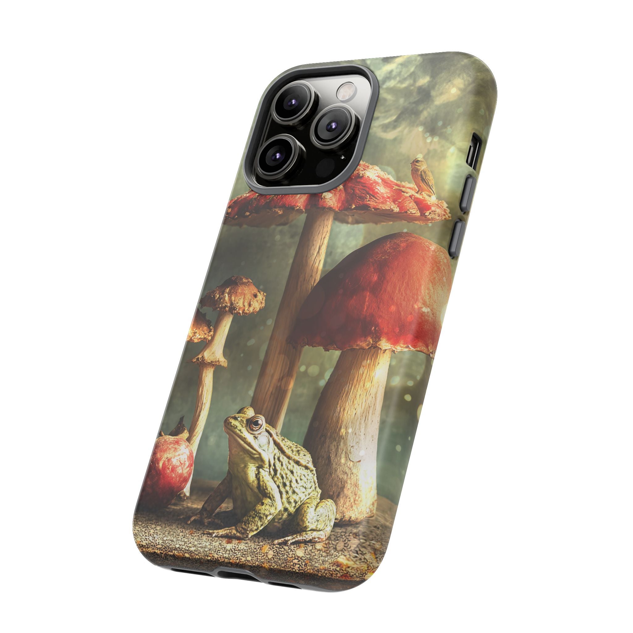 Toad and Stools Case, Crystal Phone case, Toad Stools Case - Tough Case for Toad Lovers, Gift for Her, Mushroom Decor, Toad Vibes