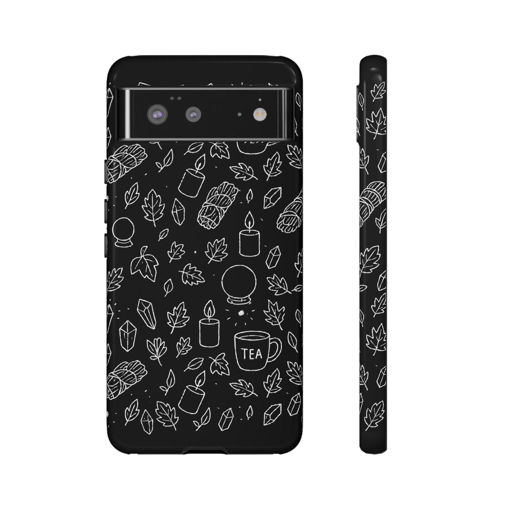 Spiritual Doodles Case, Crystal Phone case, Spiritual Doodles Case - Tough Case for Crystals Lovers, Gift for Her, Witch Decor, Phone Vibes