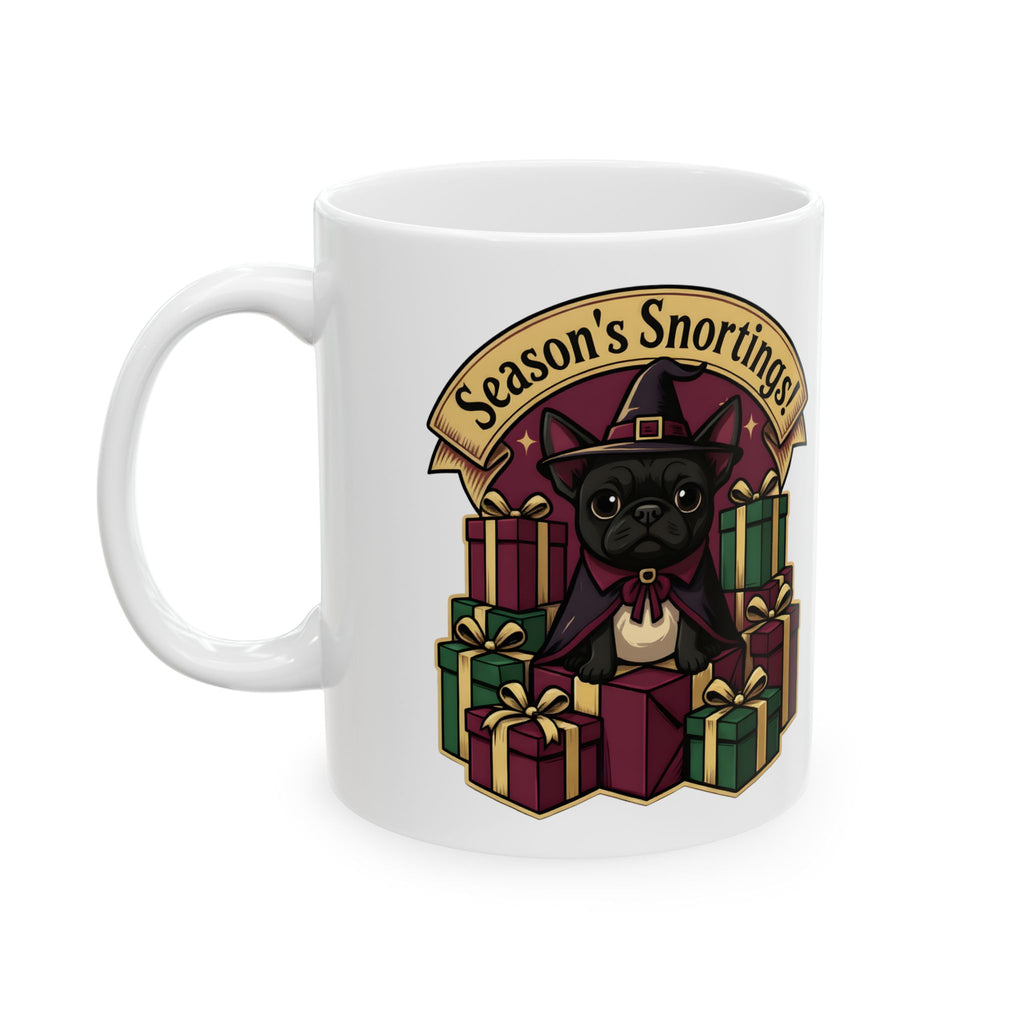 Gothmas Frenchie French Bulldog Mug | Frenchie Christmas Coffee Cup