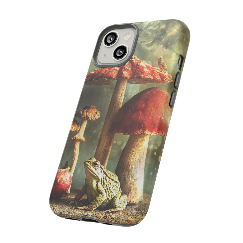 Toad and Stools Case, Crystal Phone case, Toad Stools Case - Tough Case for Toad Lovers, Gift for Her, Mushroom Decor, Toad Vibes