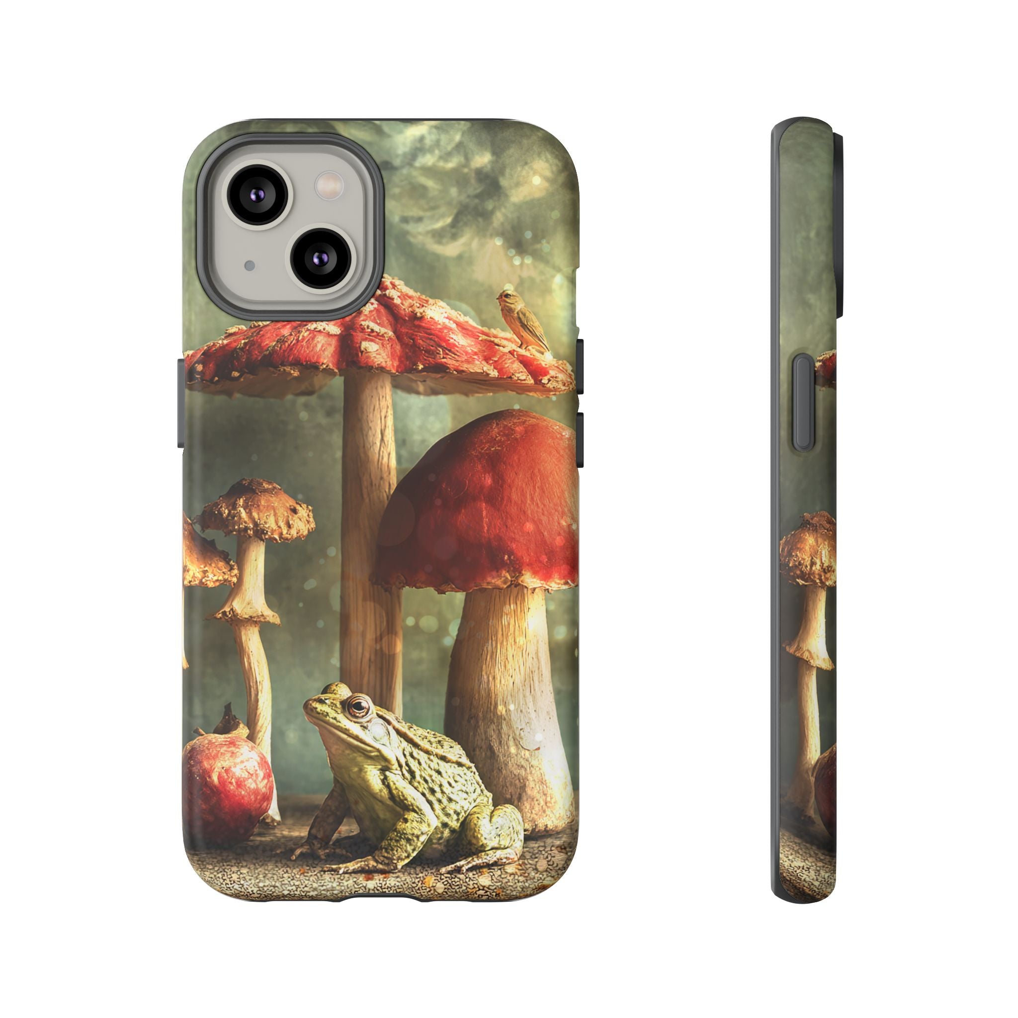 Toad and Stools Case, Crystal Phone case, Toad Stools Case - Tough Case for Toad Lovers, Gift for Her, Mushroom Decor, Toad Vibes