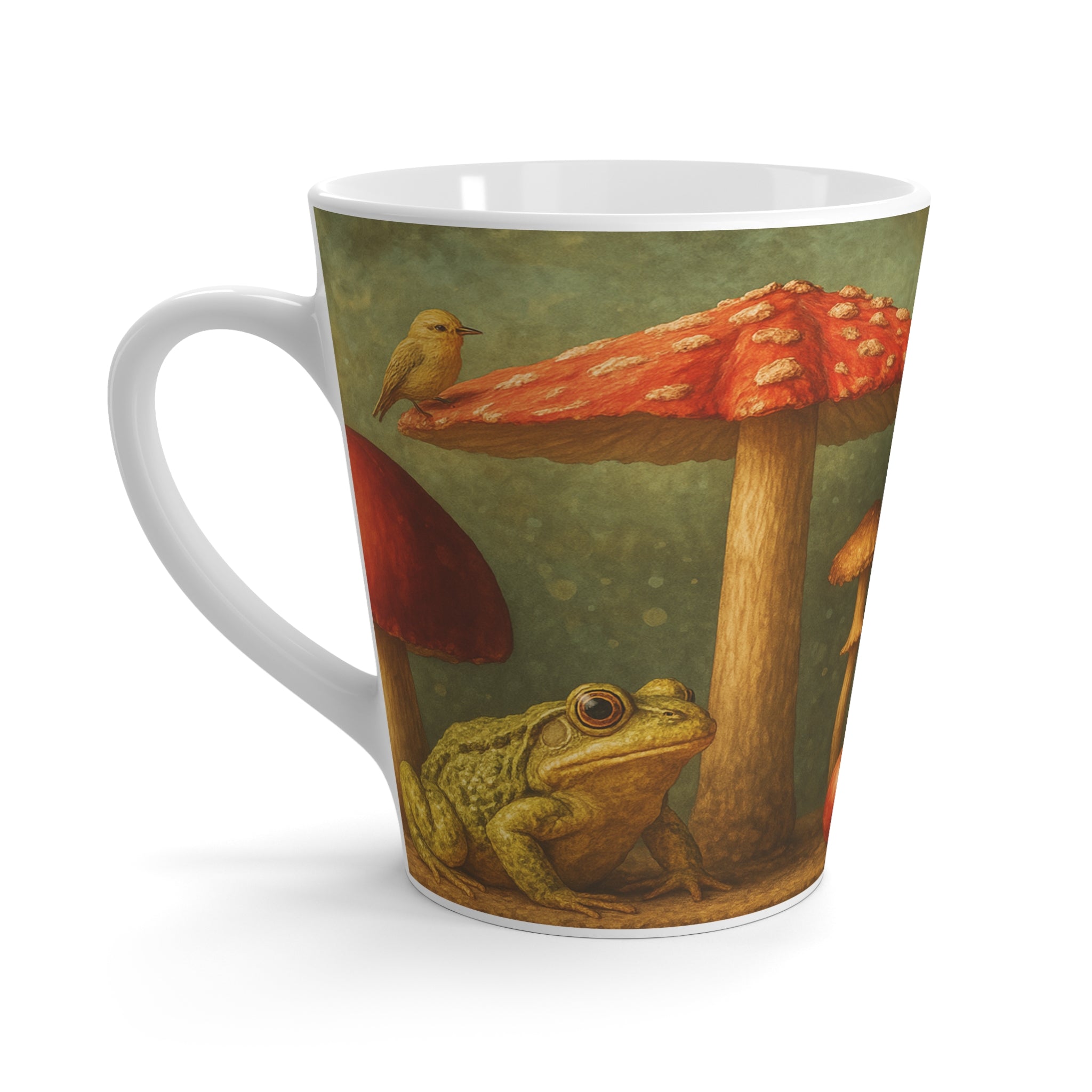 Toadstool Mug Whimsical Latte Cup | Fantasy Tea Mug Nature Lover Gift Cozy