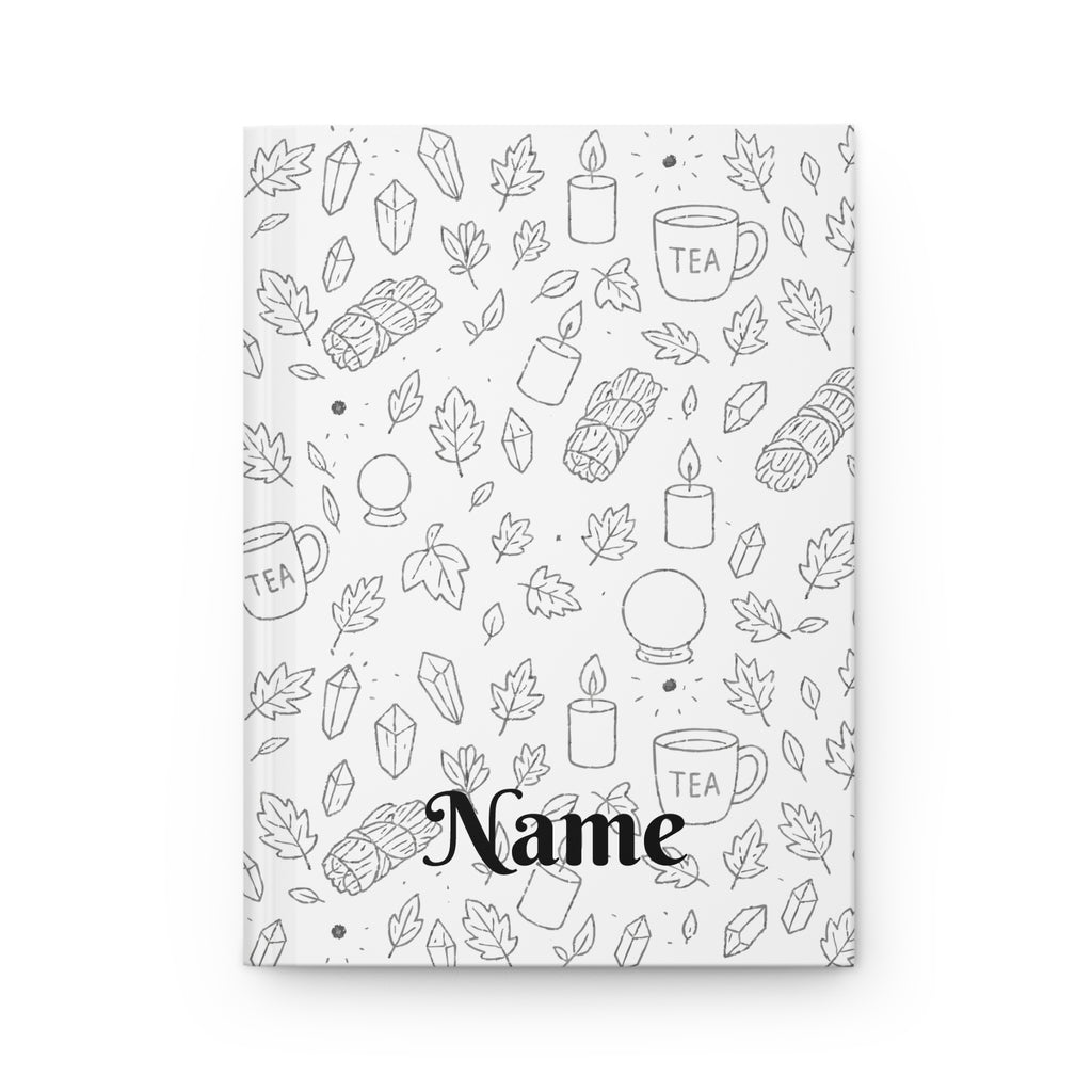 Spiritual Spell Journal, Hardcover Witch Notebook, Ritual Writing Book, Meditation Gift, Mystic Stationery for Intentions & Dreams