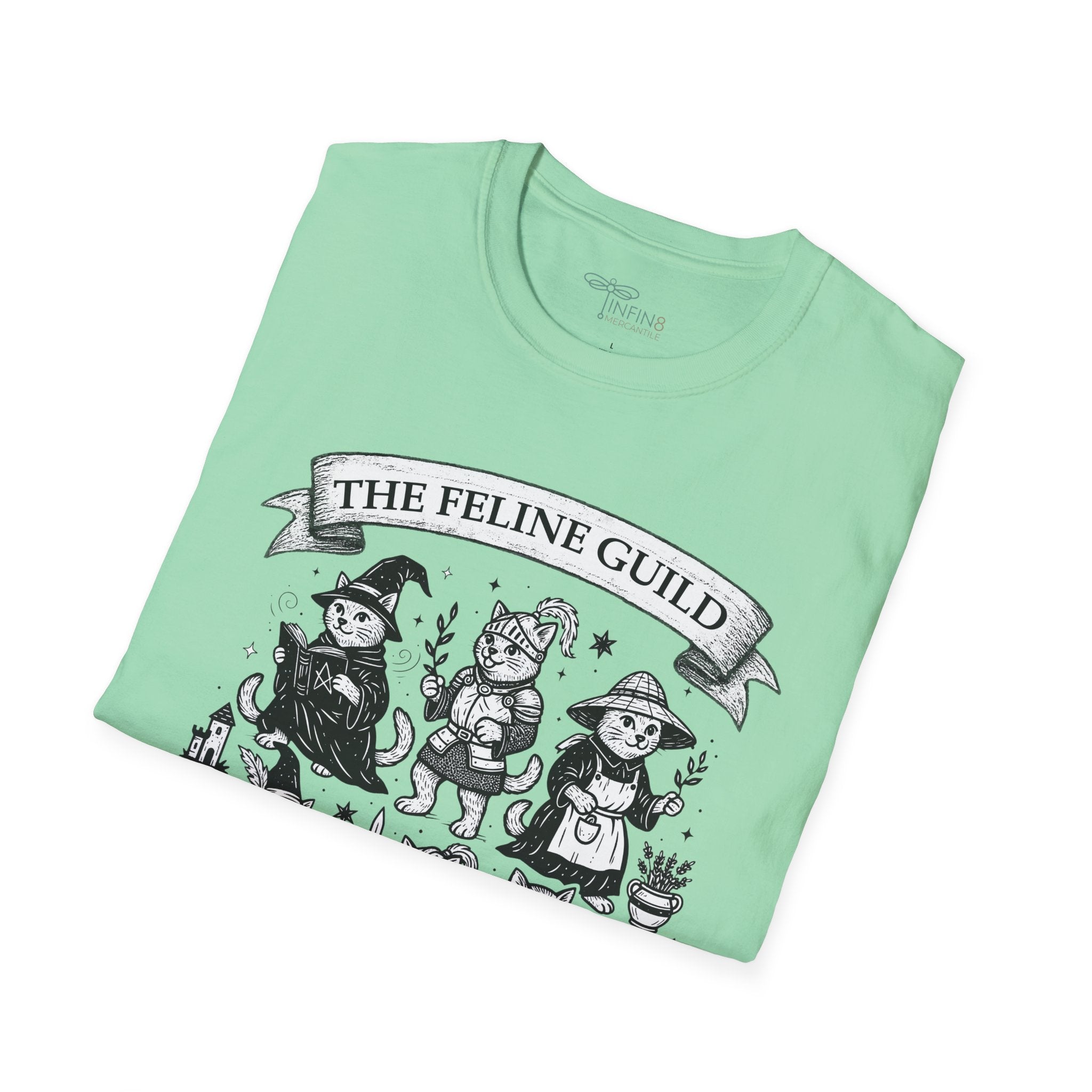 The Feline Guild Cat Lover Shirt | Medieval Fantasy T-Shirt