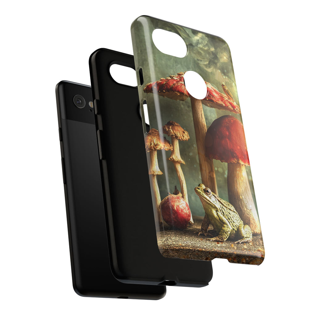 Toad and Stools Case, Crystal Phone case, Toad Stools Case - Tough Case for Toad Lovers, Gift for Her, Mushroom Decor, Toad Vibes