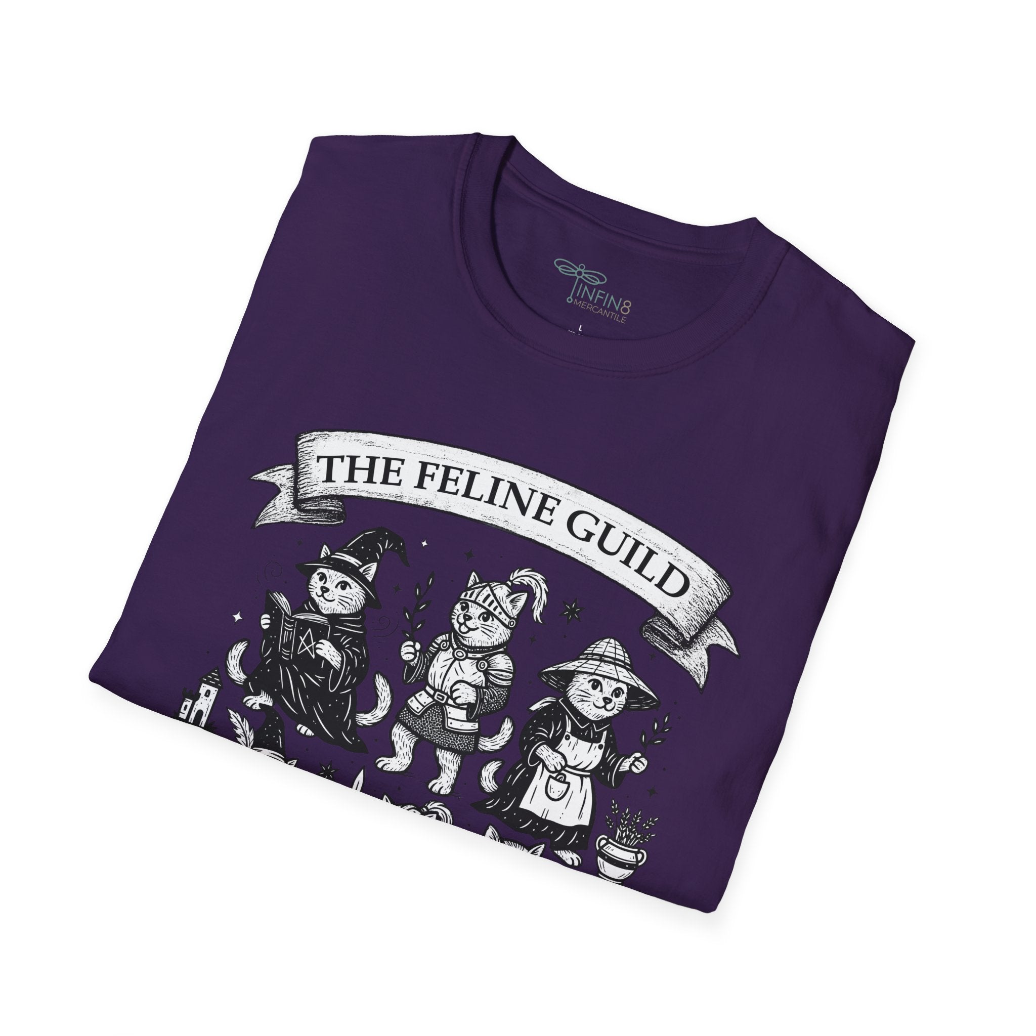The Feline Guild Cat Lover Shirt | Medieval Fantasy T-Shirt