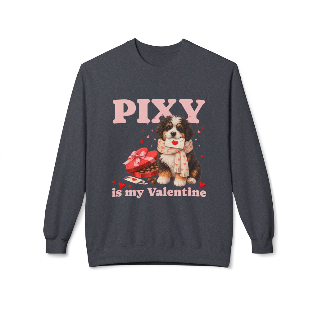 Bernedoodle Matching Dog and Owner Valentine Shirts | Custom Dog Mom Sweatshirt and Dog Hoodie Set