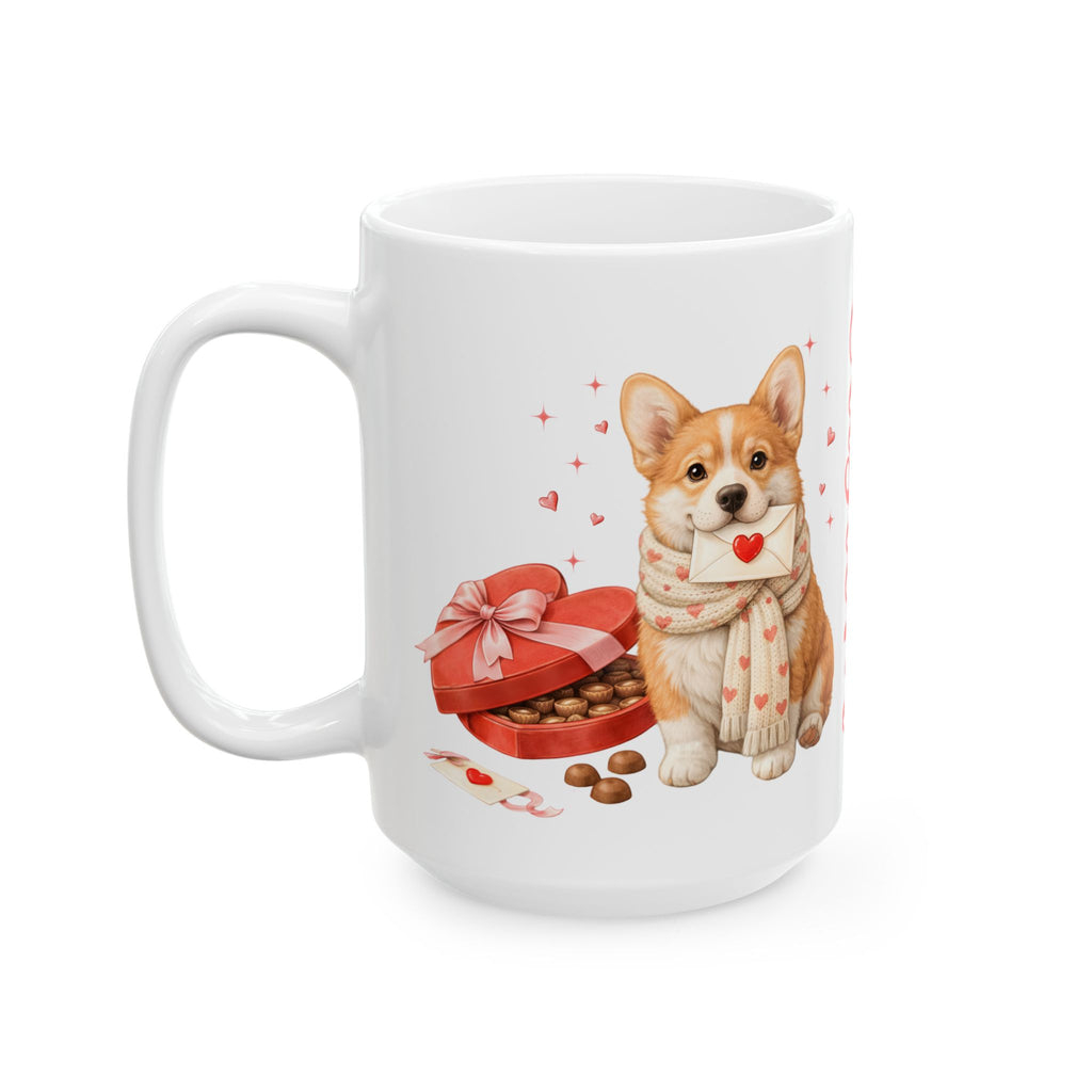 Custom Corgi Mug Personalized Name | Valentine Dog Lover Gift