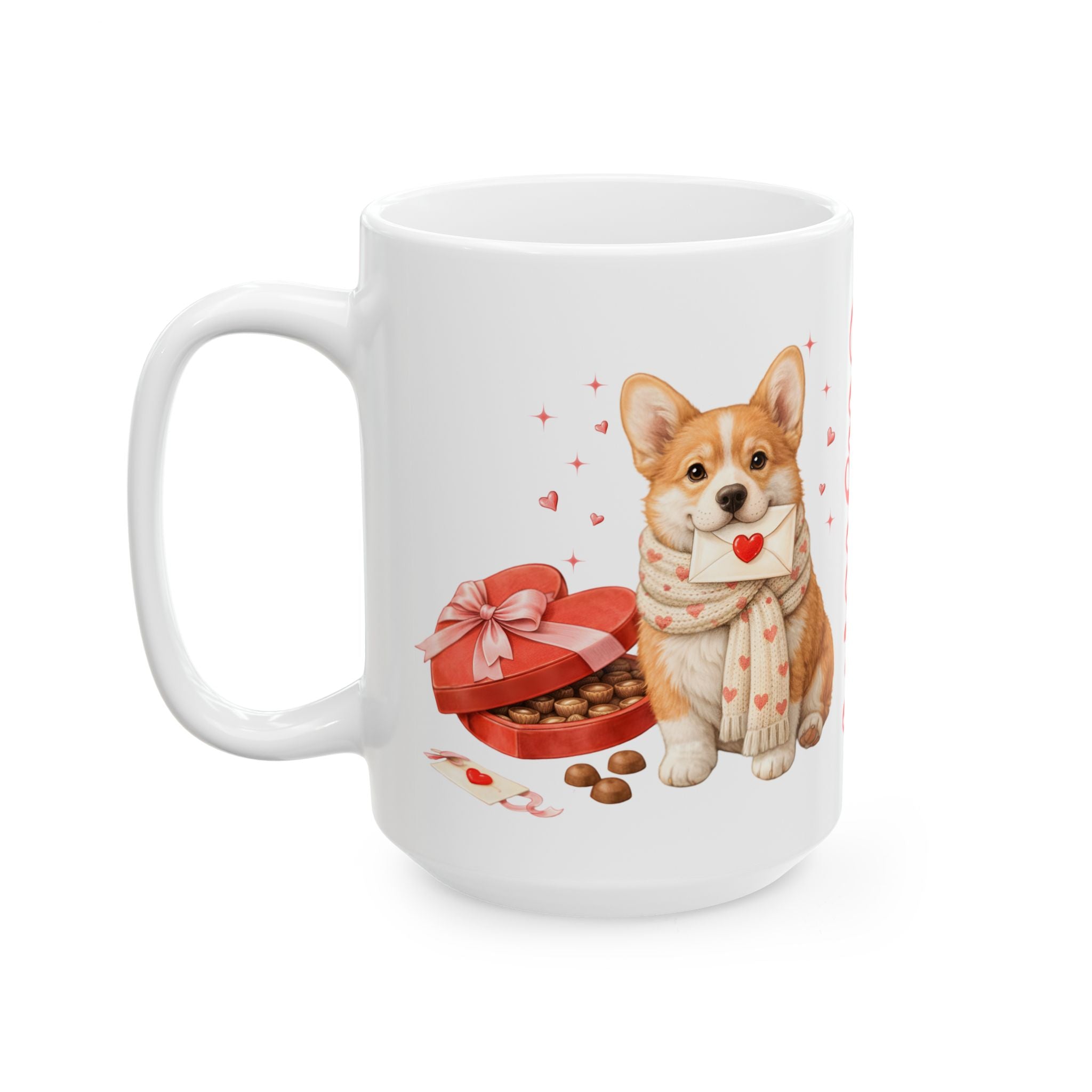 Custom Corgi Mug Personalized Name | Valentine Dog Lover Gift