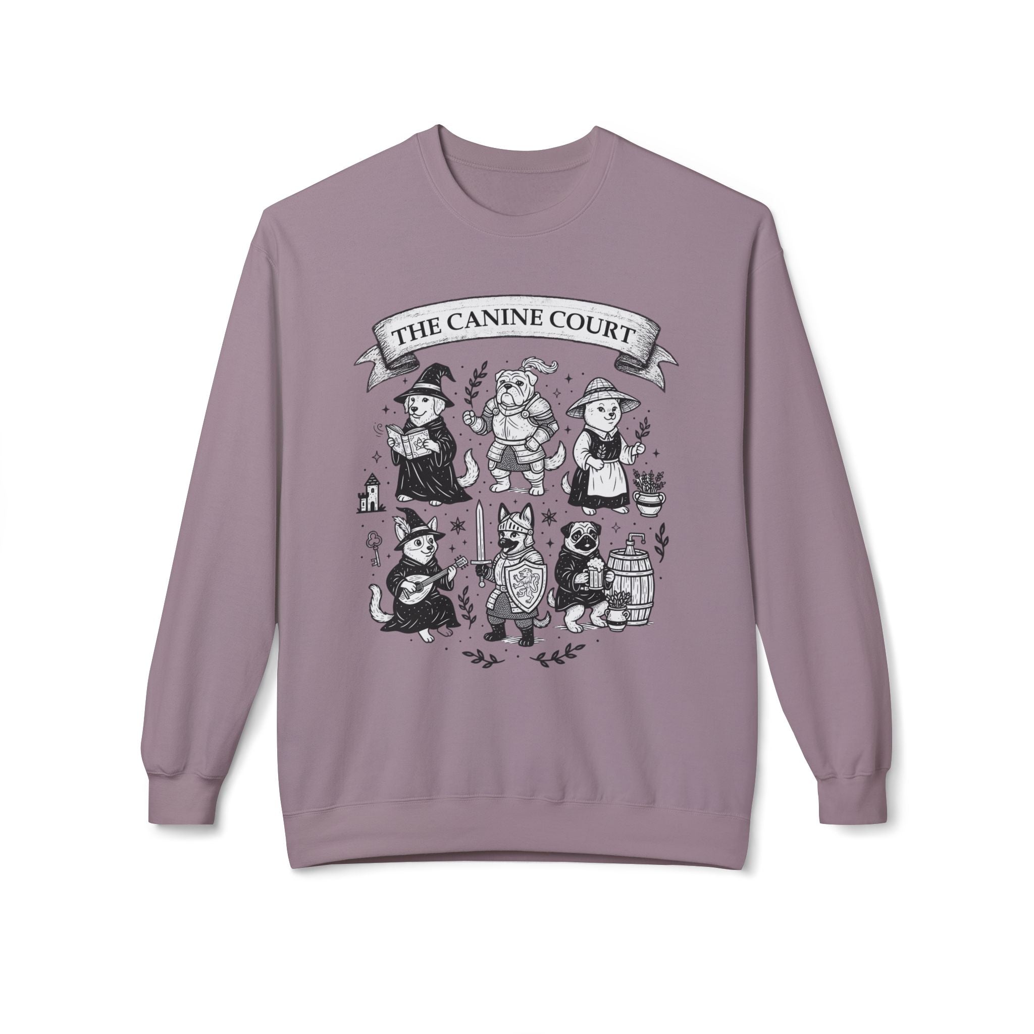 The Canine Court Medieval Dog Sweatshirt | Castlecore Pullover