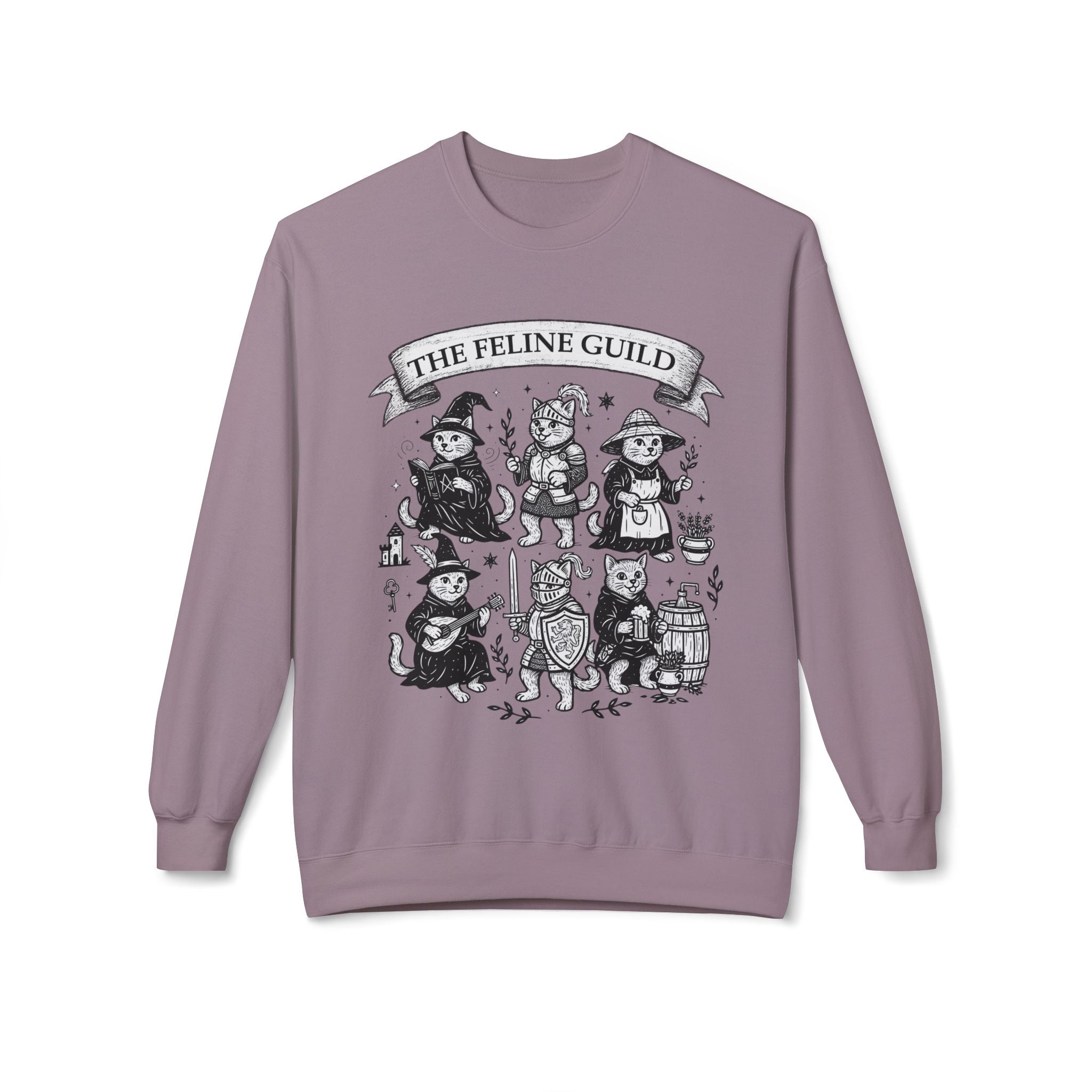 The Feline Court Medieval Cat Sweatshirt | Castlecore Pullover