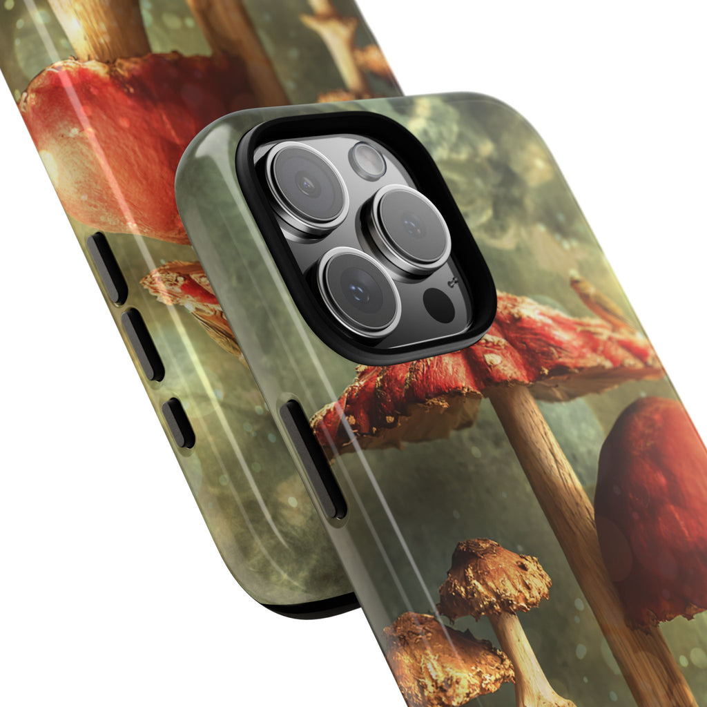 Toad and Stools Case, Crystal Phone case, Toad Stools Case - Tough Case for Toad Lovers, Gift for Her, Mushroom Decor, Toad Vibes