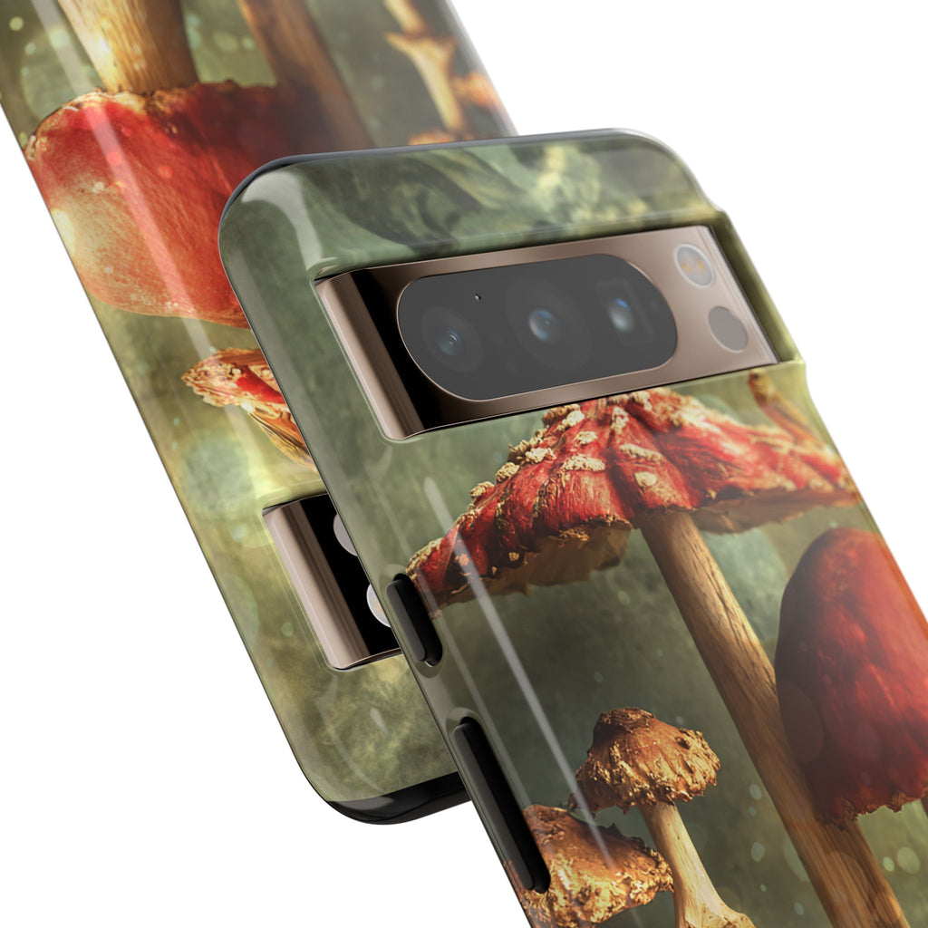 Toad and Stools Case, Crystal Phone case, Toad Stools Case - Tough Case for Toad Lovers, Gift for Her, Mushroom Decor, Toad Vibes