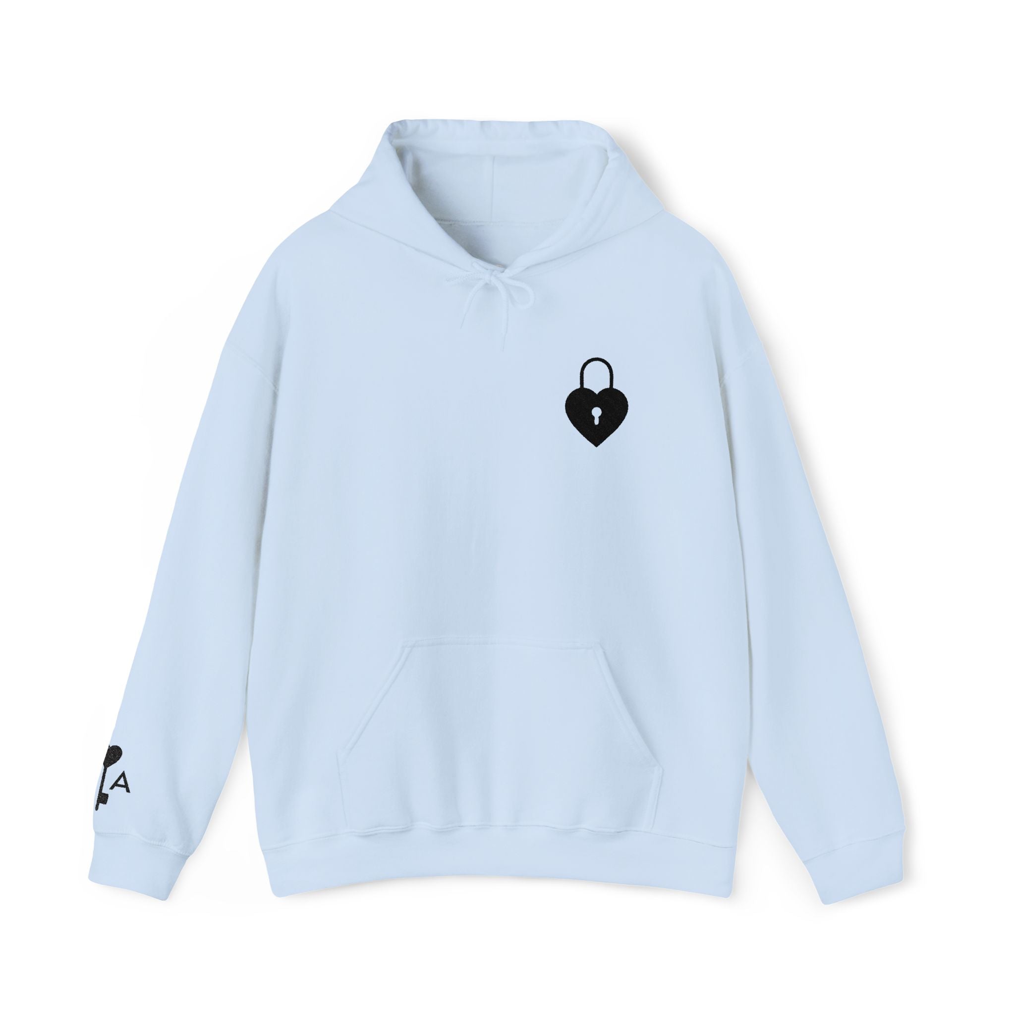 Valentine Hoodie Locked Heart Key | Couples Pullover Hoodie Sold Separately