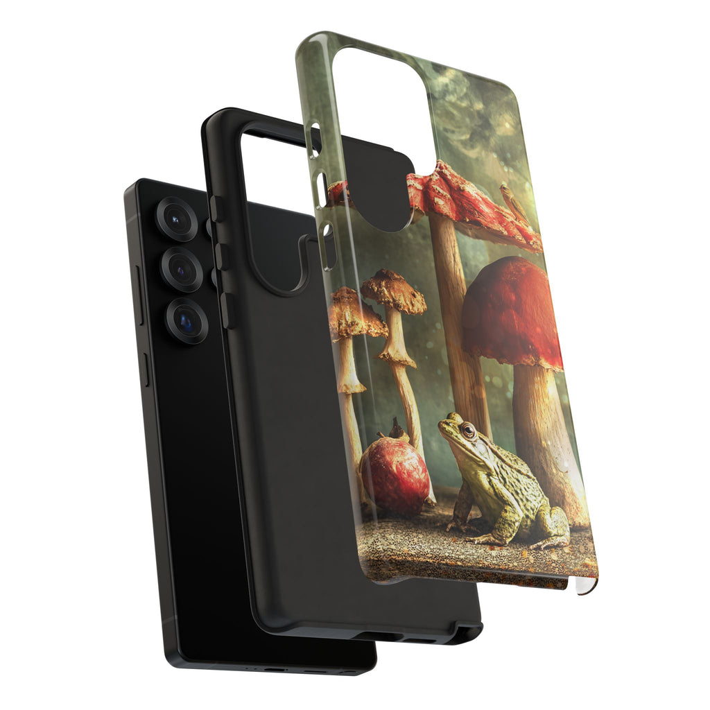 Toad and Stools Case, Crystal Phone case, Toad Stools Case - Tough Case for Toad Lovers, Gift for Her, Mushroom Decor, Toad Vibes