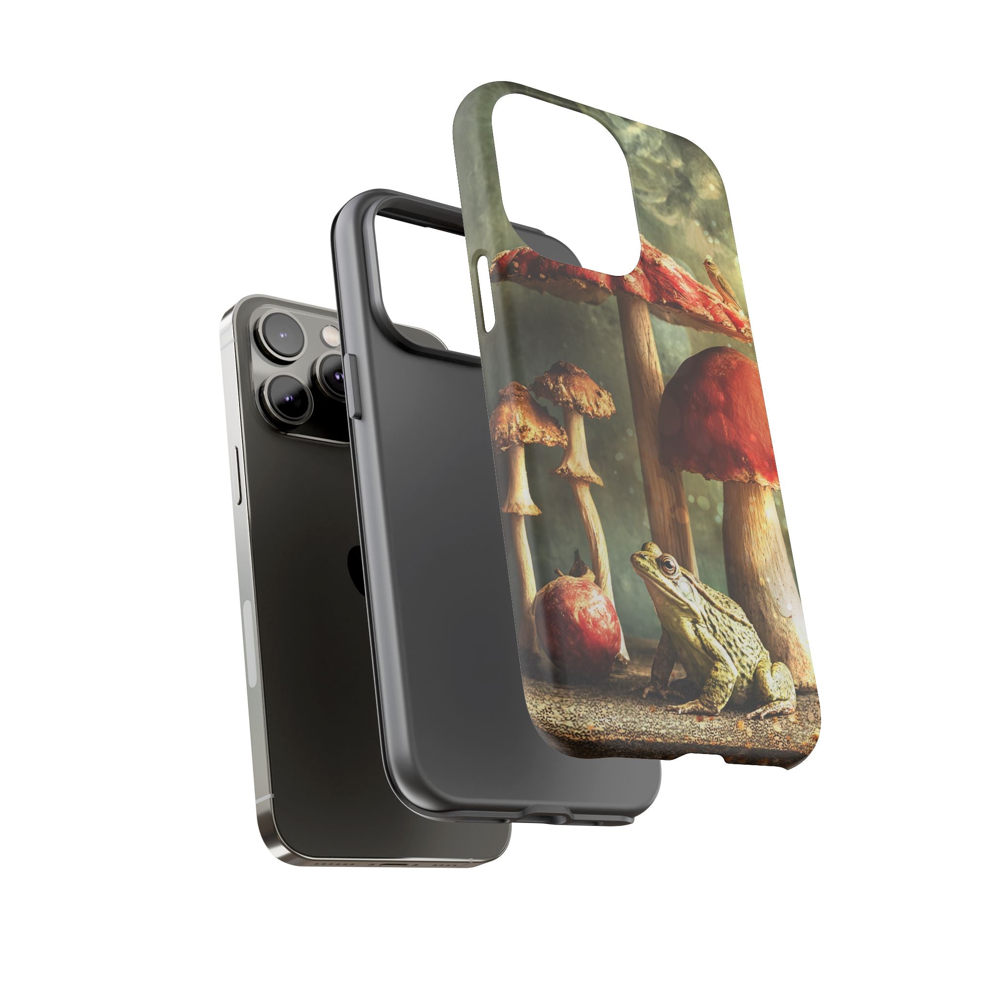 Toad and Stools Case, Crystal Phone case, Toad Stools Case - Tough Case for Toad Lovers, Gift for Her, Mushroom Decor, Toad Vibes