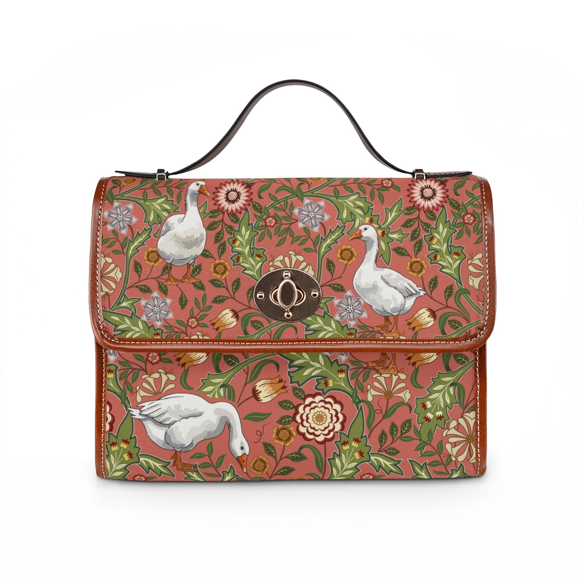 Thistle & Wing | Blush Garden Meadow Handbag Printify