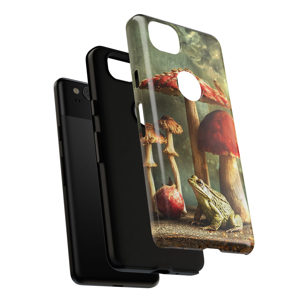 Toad and Stools Case, Crystal Phone case, Toad Stools Case - Tough Case for Toad Lovers, Gift for Her, Mushroom Decor, Toad Vibes