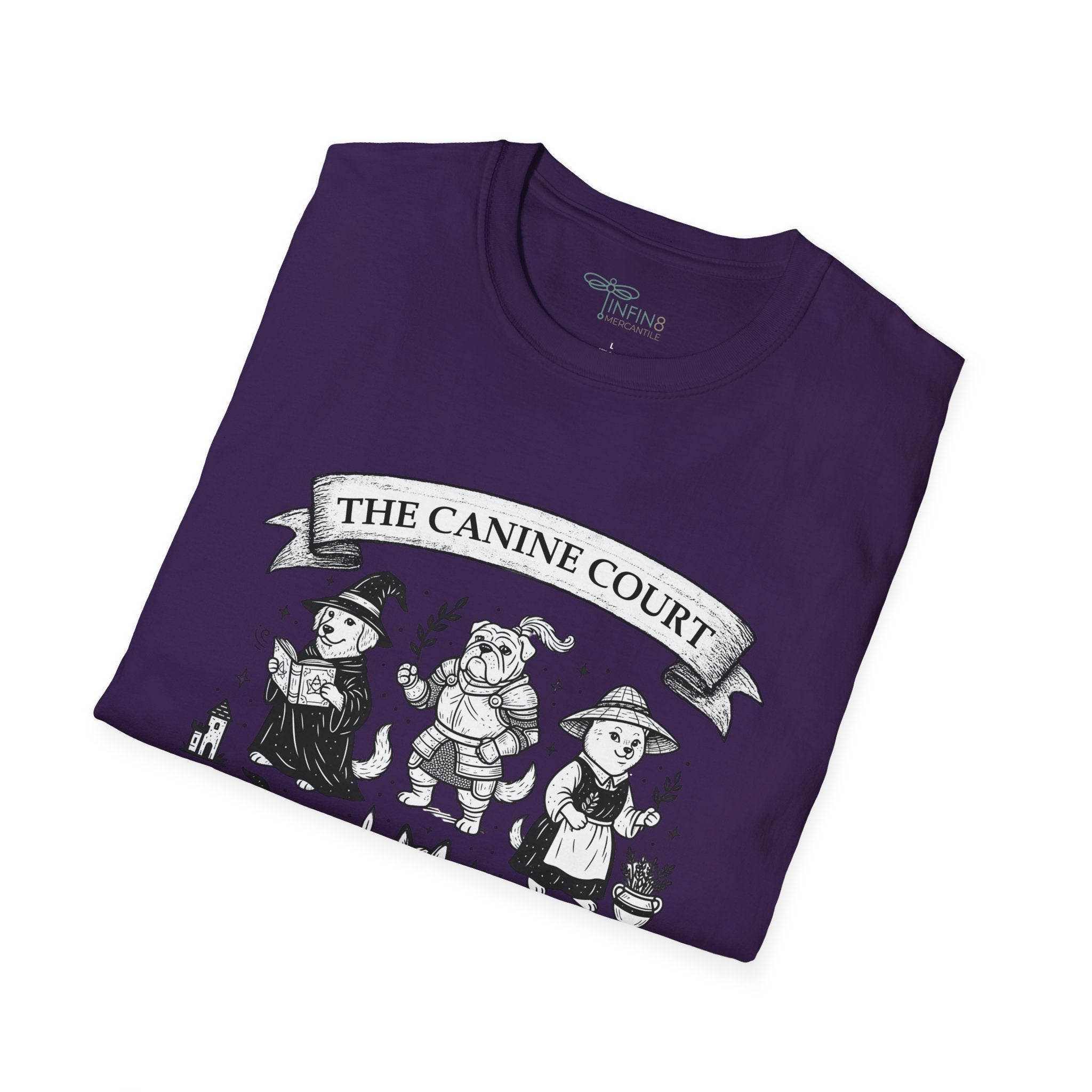 The Canine Court Medieval Dog Shirt | Castlecore Fantasy Dog Lover Gift