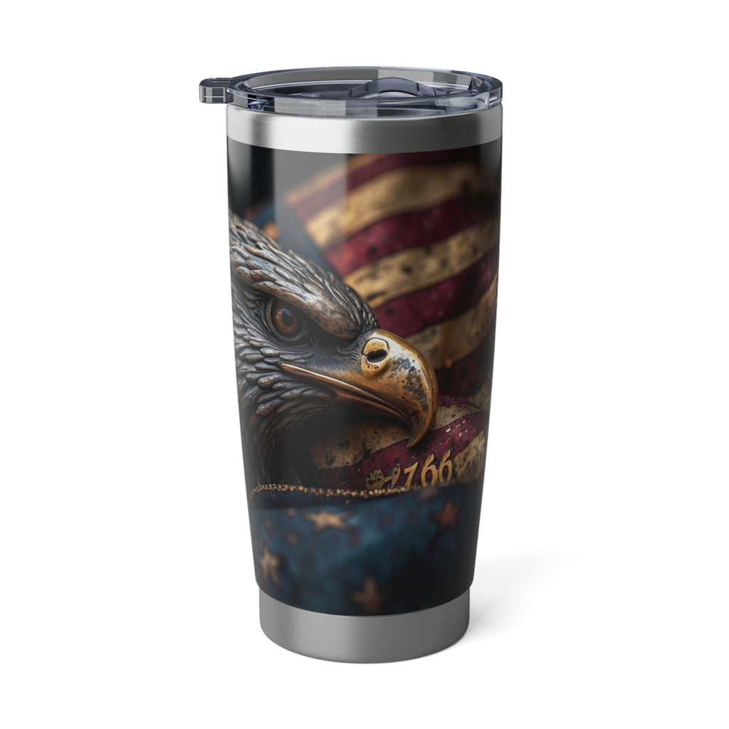 Patriotic Eagle Flag Mug, 4th of July Gift, American Pride 20 oz Tumbler