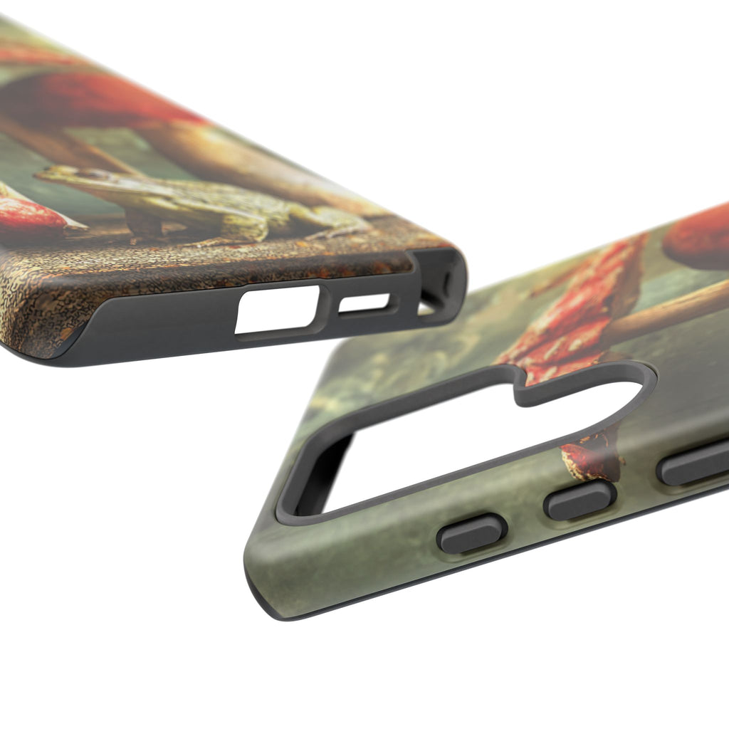 Toad and Stools Case, Crystal Phone case, Toad Stools Case - Tough Case for Toad Lovers, Gift for Her, Mushroom Decor, Toad Vibes