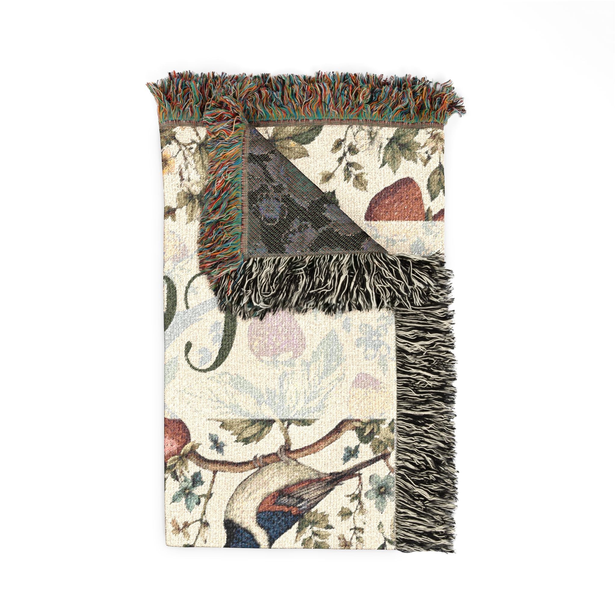 Garden Songbird | Strawberry Meadow Custom Name Blanket Printify