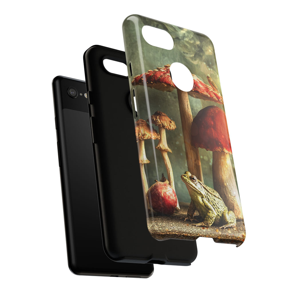 Toad and Stools Case, Crystal Phone case, Toad Stools Case - Tough Case for Toad Lovers, Gift for Her, Mushroom Decor, Toad Vibes