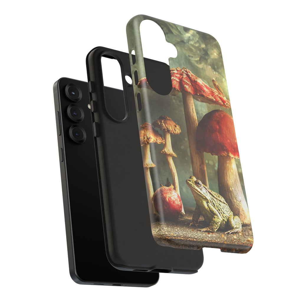 Toad and Stools Case, Crystal Phone case, Toad Stools Case - Tough Case for Toad Lovers, Gift for Her, Mushroom Decor, Toad Vibes