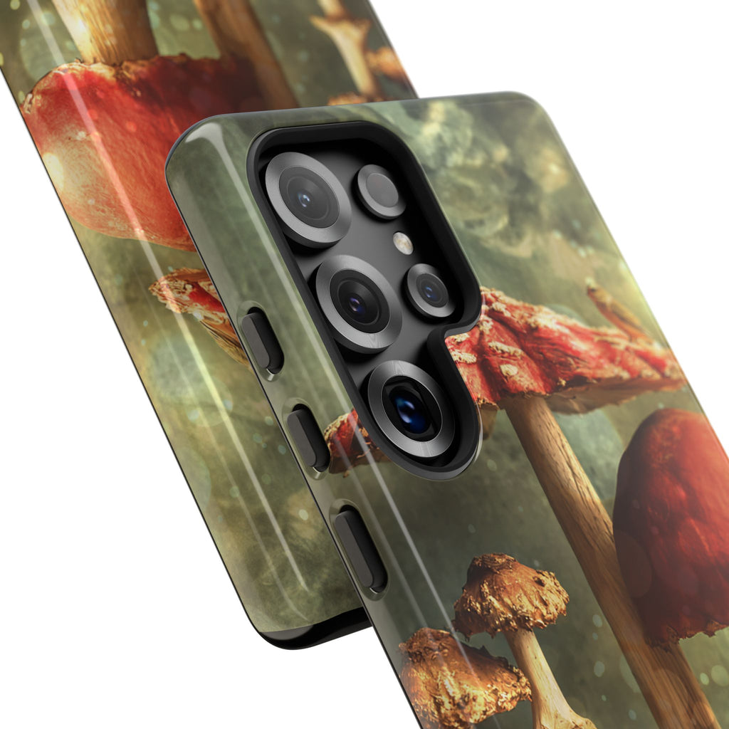 Toad and Stools Case, Crystal Phone case, Toad Stools Case - Tough Case for Toad Lovers, Gift for Her, Mushroom Decor, Toad Vibes