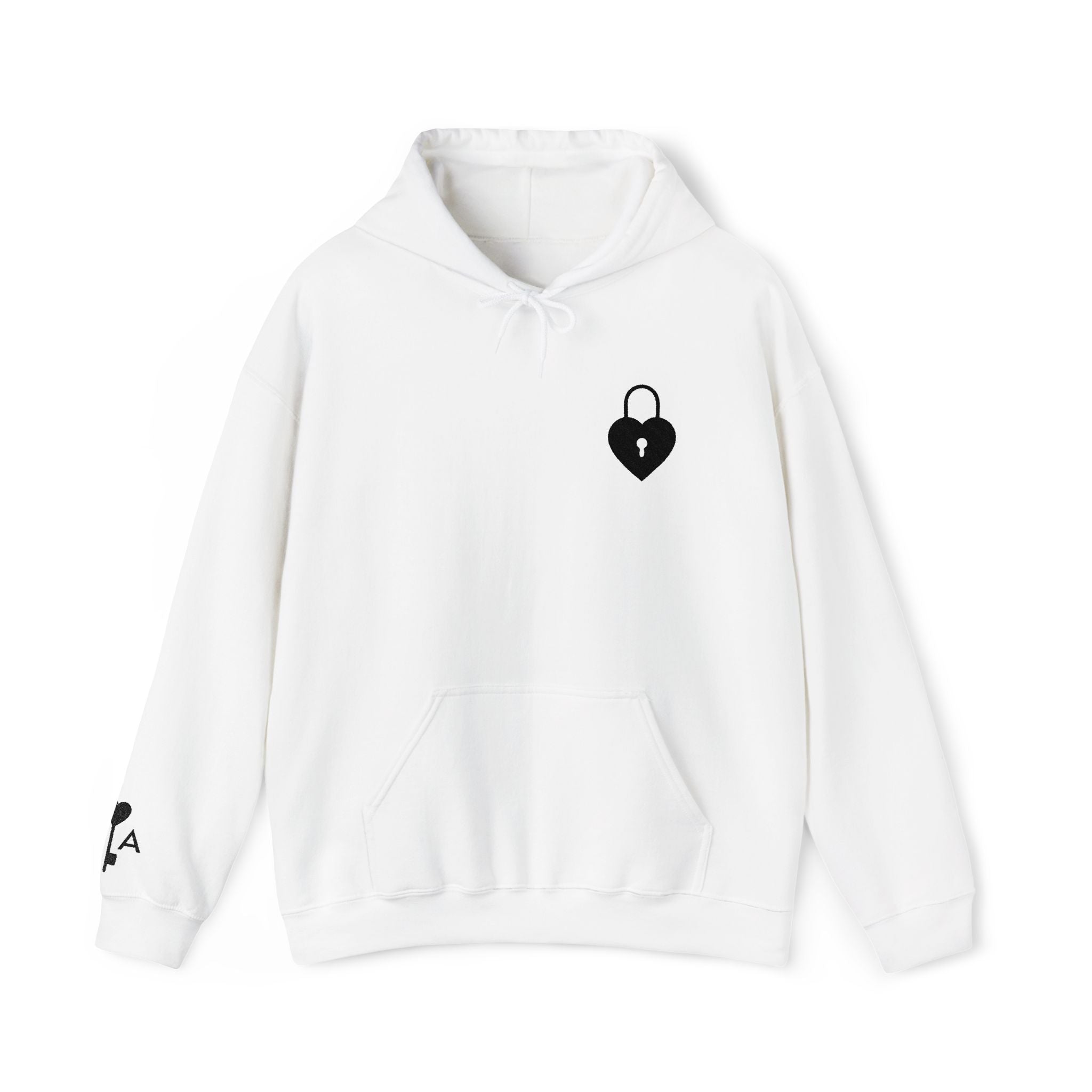 Valentine Hoodie Locked Heart Key | Couples Pullover Hoodie Sold Separately