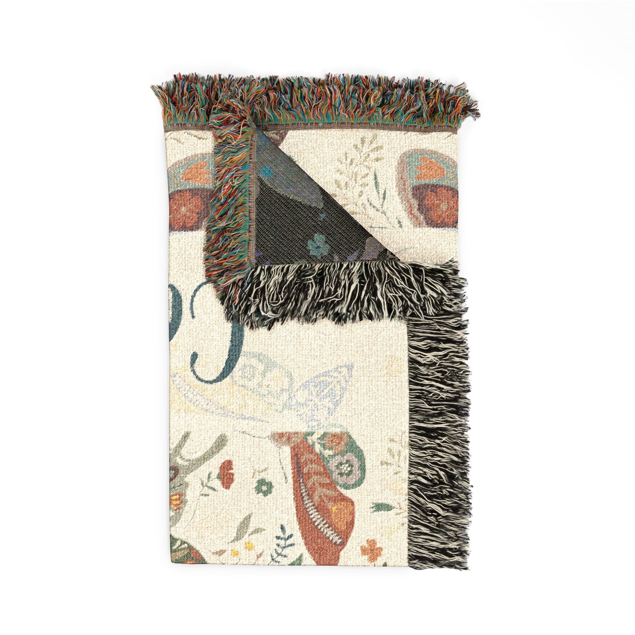 Moth Botanica | Wildflower Garden Woven Blanket Printify