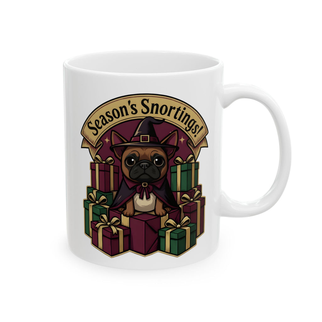 Gothmas Frenchie French Bulldog Mug | Frenchie Christmas Coffee Cup