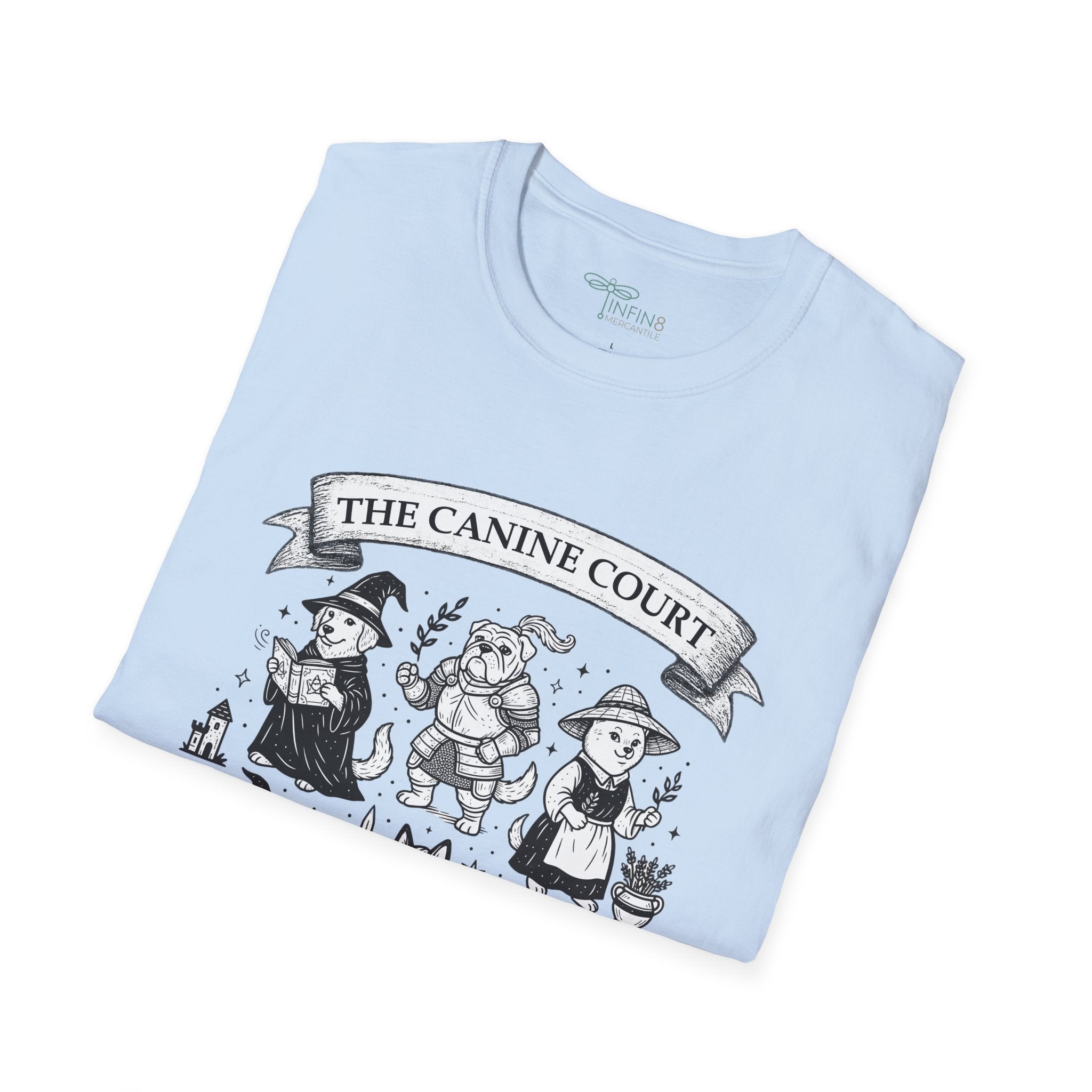 The Canine Court Medieval Dog Shirt | Castlecore Fantasy Dog Lover Gift