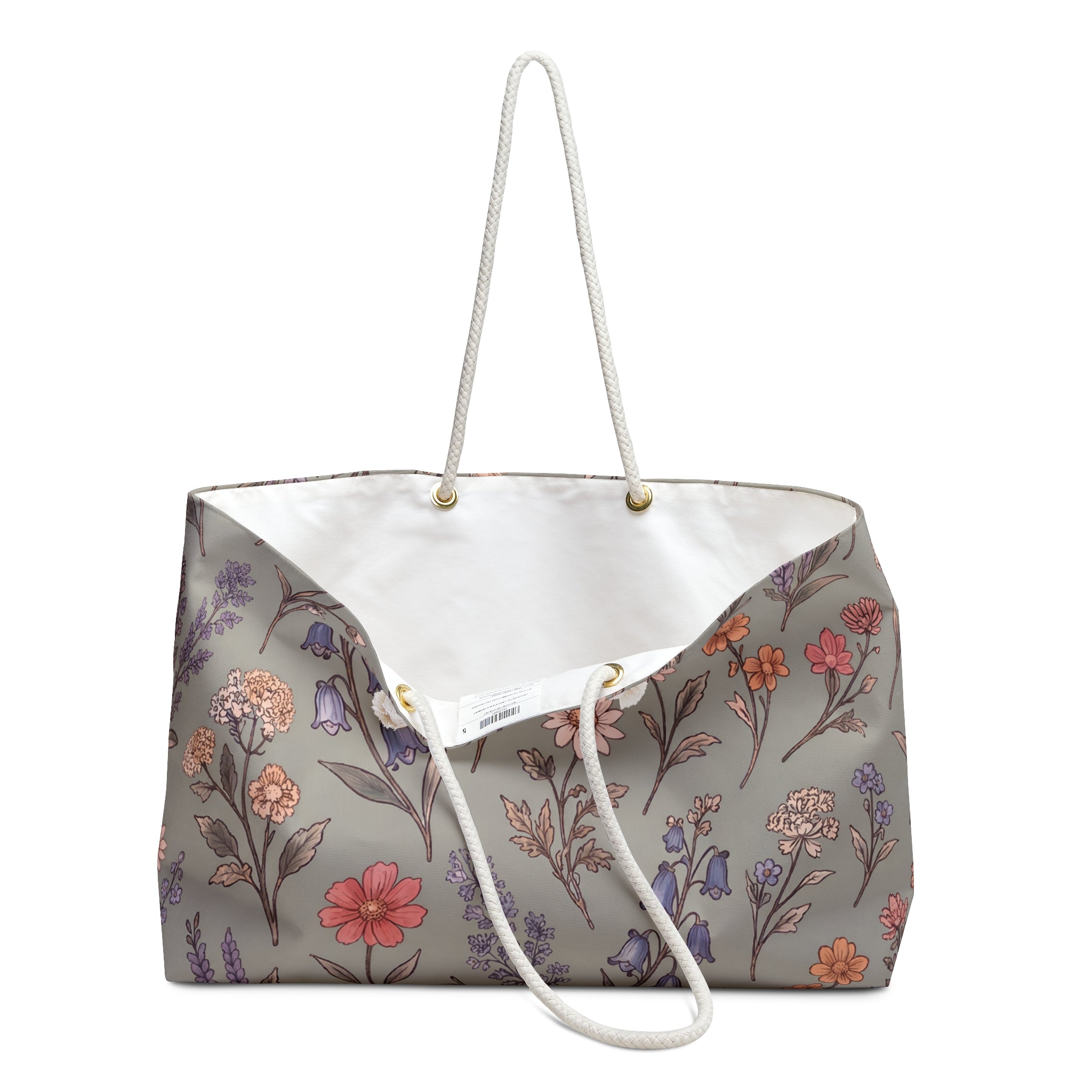 Spring Has Sprung in Morning Mist Weekender Tote Bag — Oversized