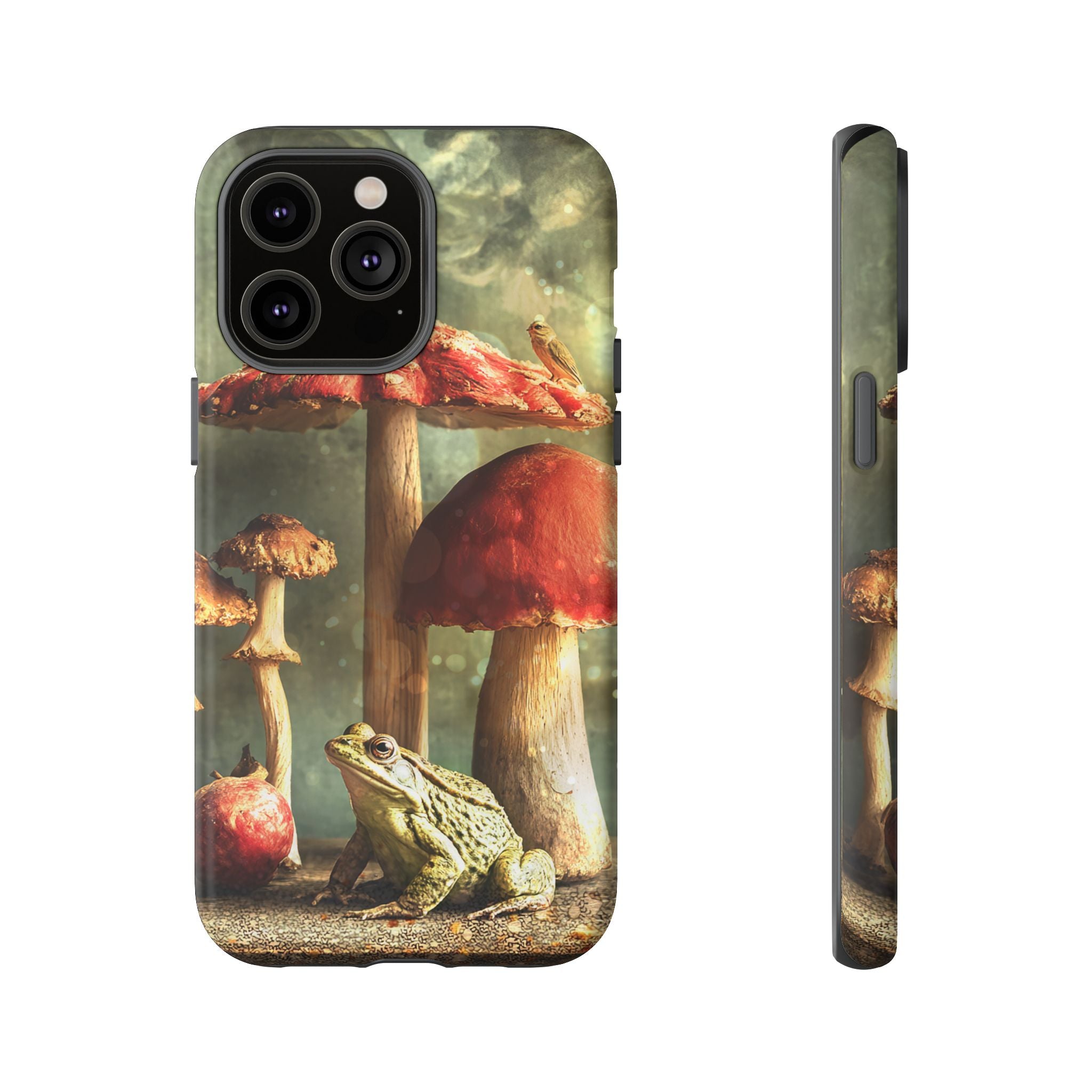 Toad and Stools Case, Crystal Phone case, Toad Stools Case - Tough Case for Toad Lovers, Gift for Her, Mushroom Decor, Toad Vibes