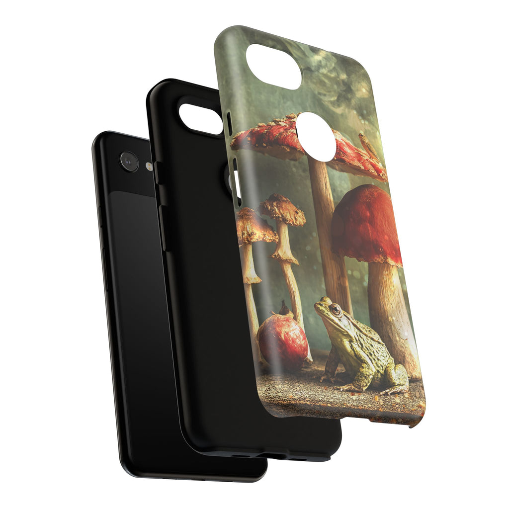 Toad and Stools Case, Crystal Phone case, Toad Stools Case - Tough Case for Toad Lovers, Gift for Her, Mushroom Decor, Toad Vibes