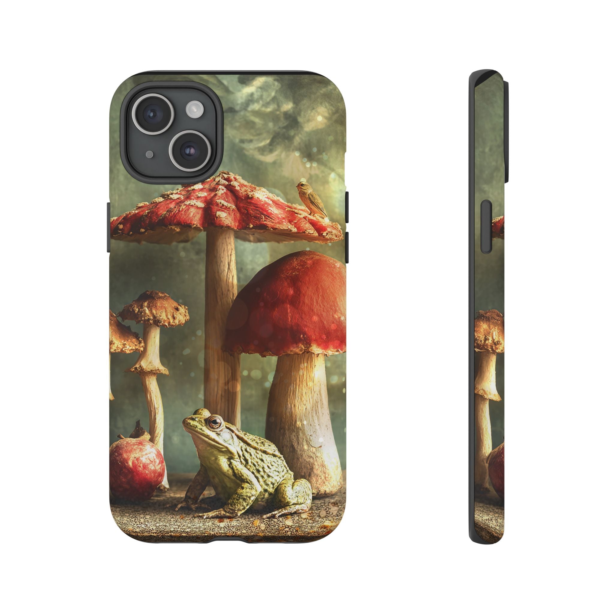 Toad and Stools Case, Crystal Phone case, Toad Stools Case - Tough Case for Toad Lovers, Gift for Her, Mushroom Decor, Toad Vibes