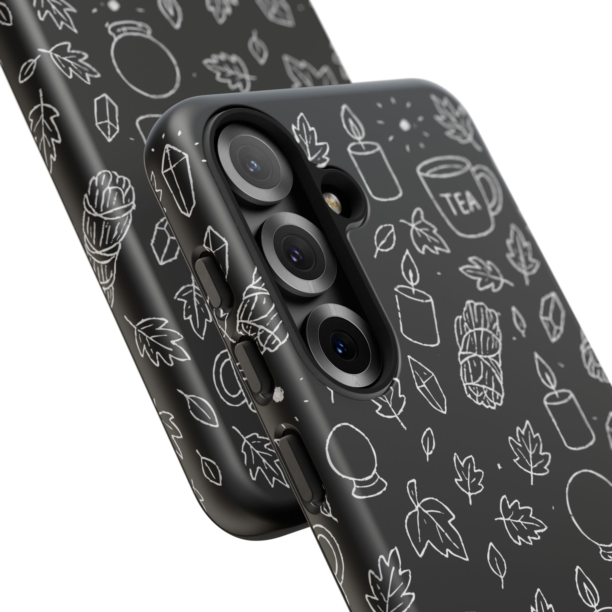 Spiritual Doodles Case, Crystal Phone case, Spiritual Doodles Case - Tough Case for Crystals Lovers, Gift for Her, Witch Decor, Phone Vibes