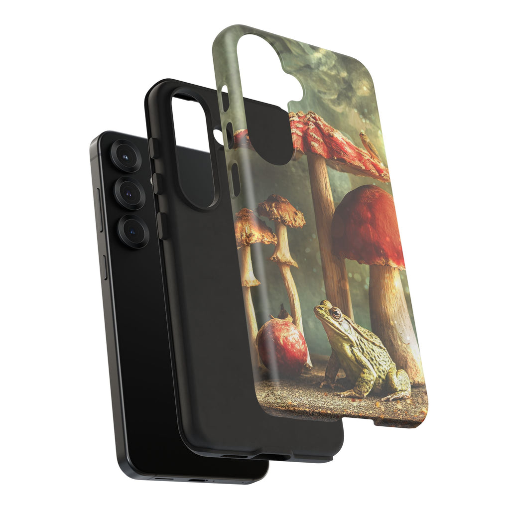 Toad and Stools Case, Crystal Phone case, Toad Stools Case - Tough Case for Toad Lovers, Gift for Her, Mushroom Decor, Toad Vibes