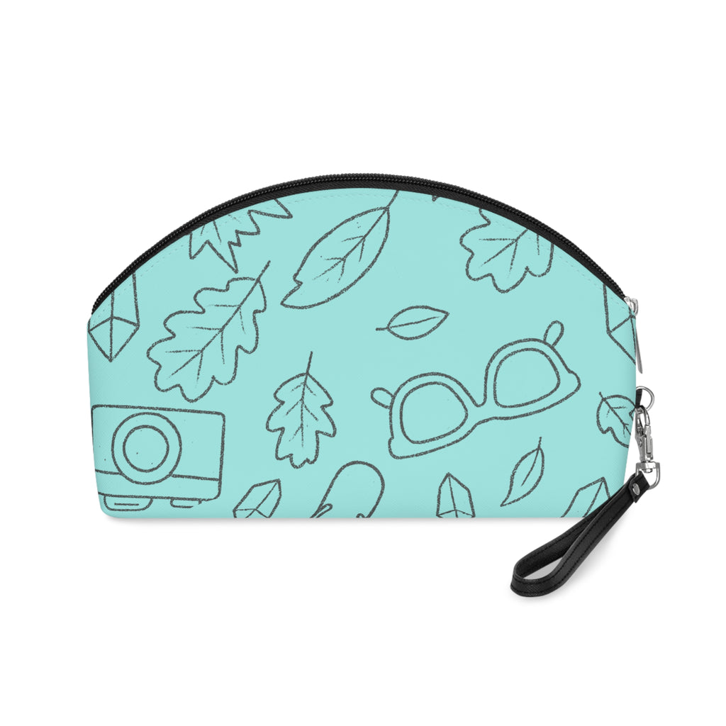 Luggage Make Up Bag Tiffany Blue | Personalized Travel Pouch | Custom Bridesmaid Gift