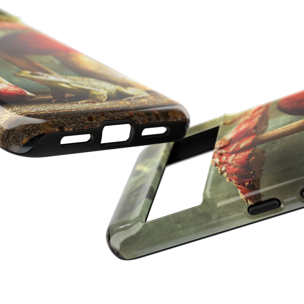 Toad and Stools Case, Crystal Phone case, Toad Stools Case - Tough Case for Toad Lovers, Gift for Her, Mushroom Decor, Toad Vibes