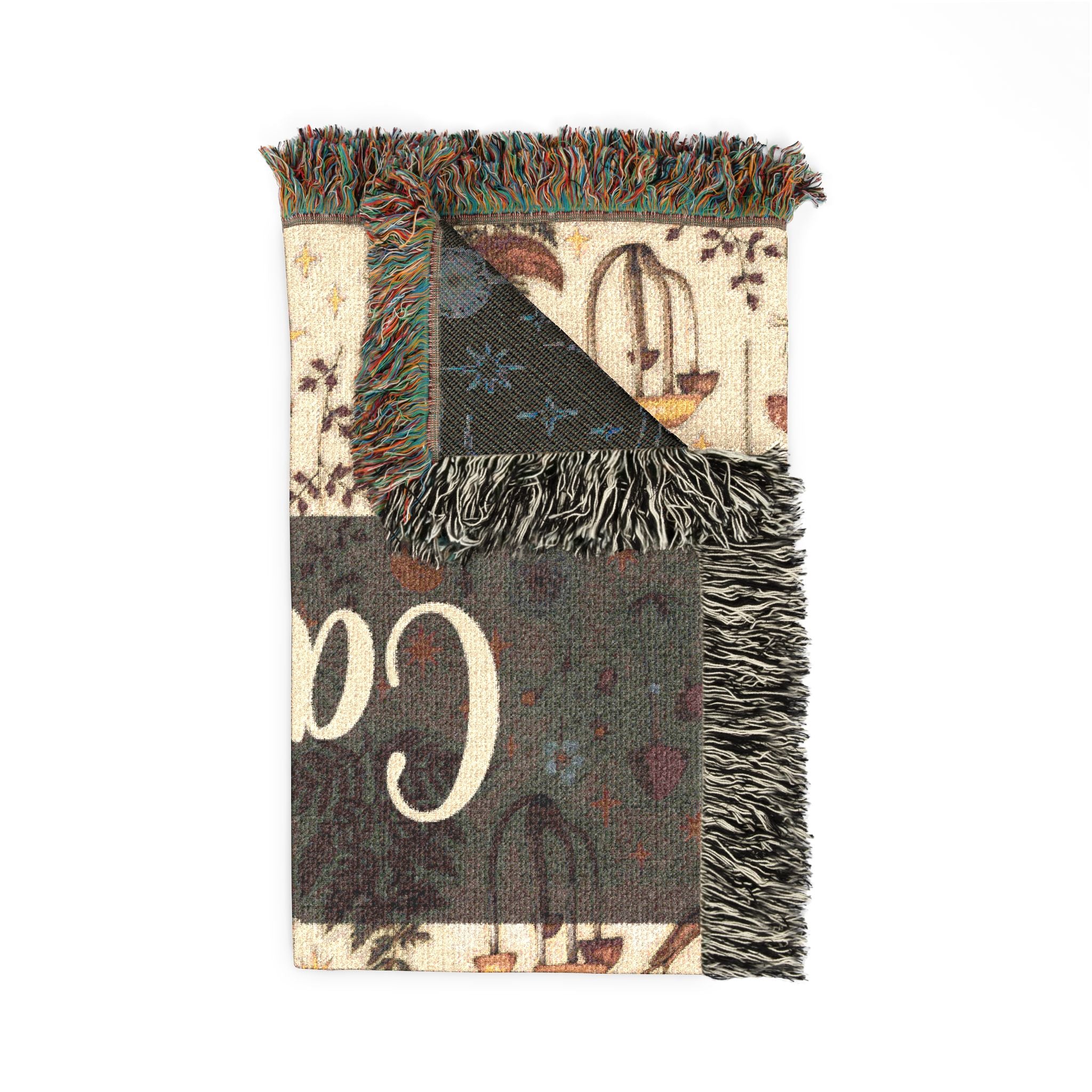 Woodland Meadow Light Woven Blanket