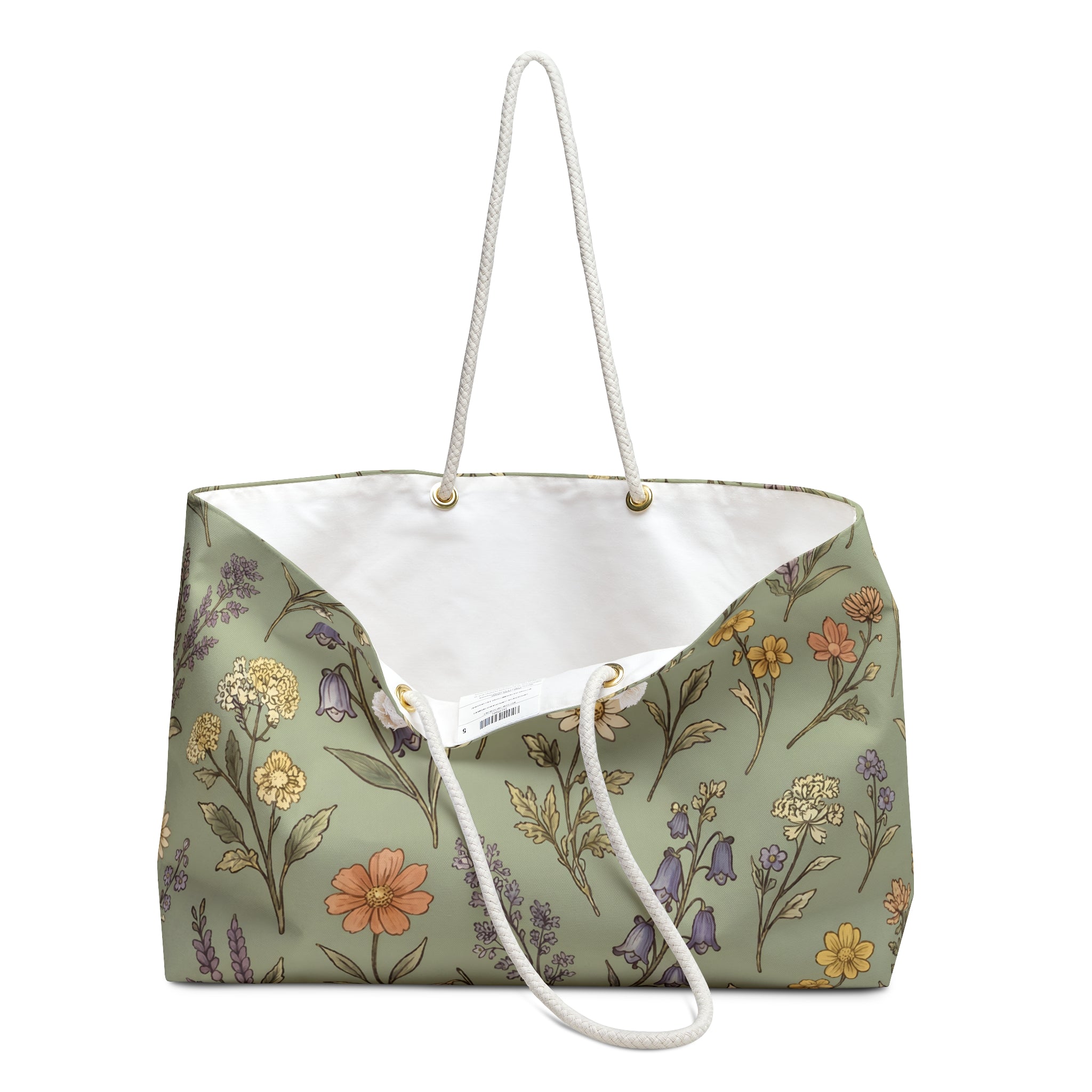 Spring Has Sprung in Green - Weekender Tote Bag Oversized