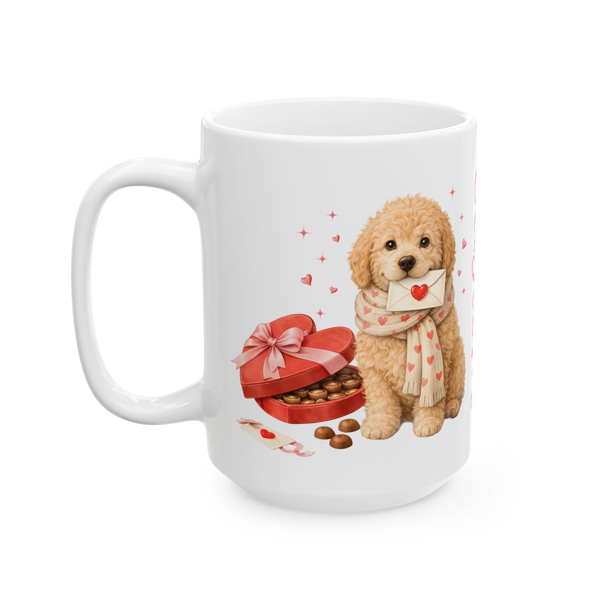 Custom Goldendoodle Mug Personalized Name | Valentine Dog Lover Gift