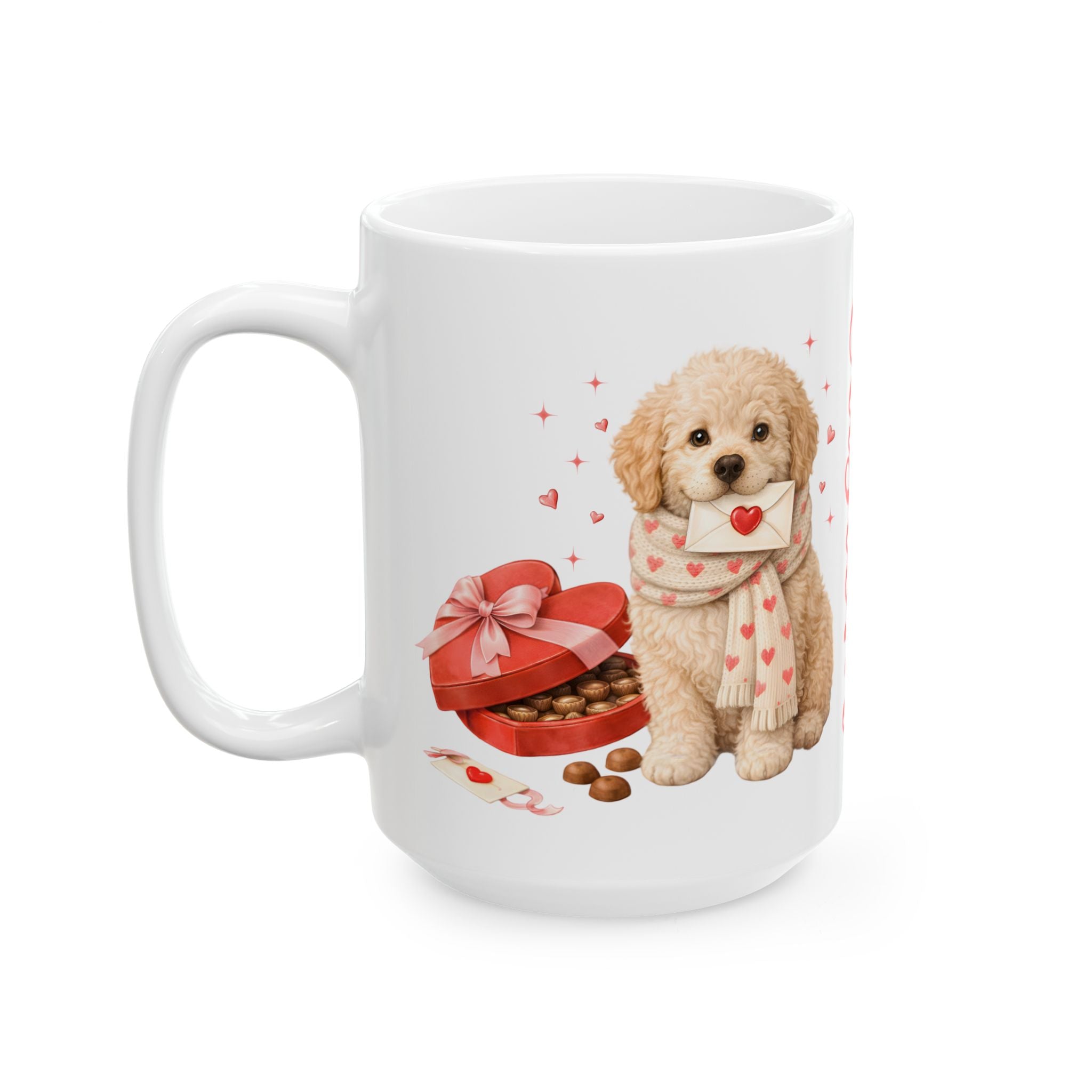 Custom Labradoodle Mug Personalized Name | Valentine Dog Lover Gift