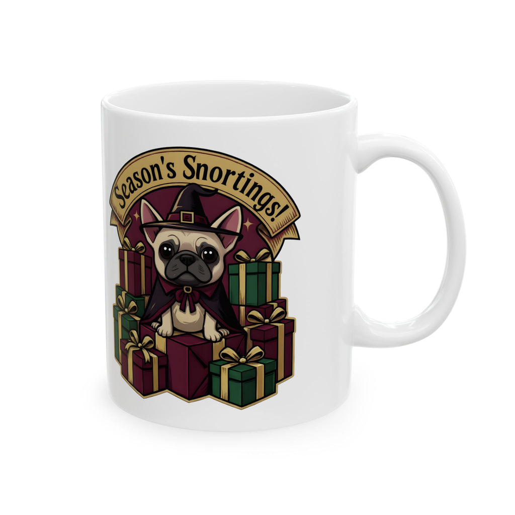 Gothmas Frenchie French Bulldog Mug | Frenchie Christmas Coffee Cup