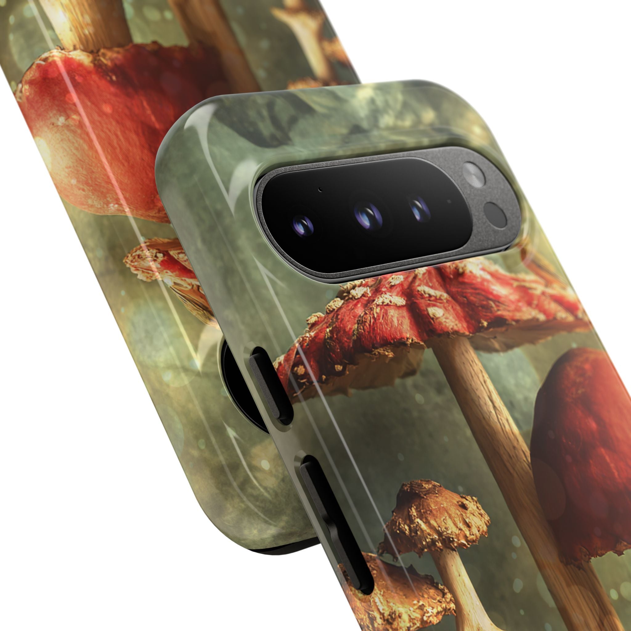 Toad and Stools Case, Crystal Phone case, Toad Stools Case - Tough Case for Toad Lovers, Gift for Her, Mushroom Decor, Toad Vibes